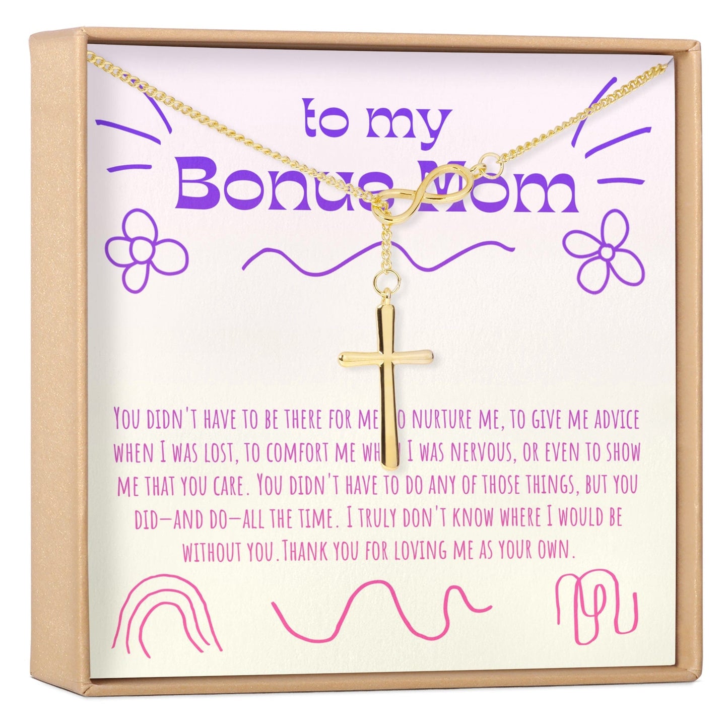 Bonus Mom Necklace, Multiple Styles