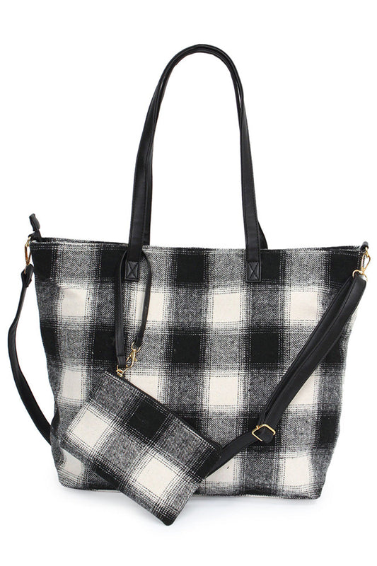 Buffalo Weekend Tote Bag with Pouch