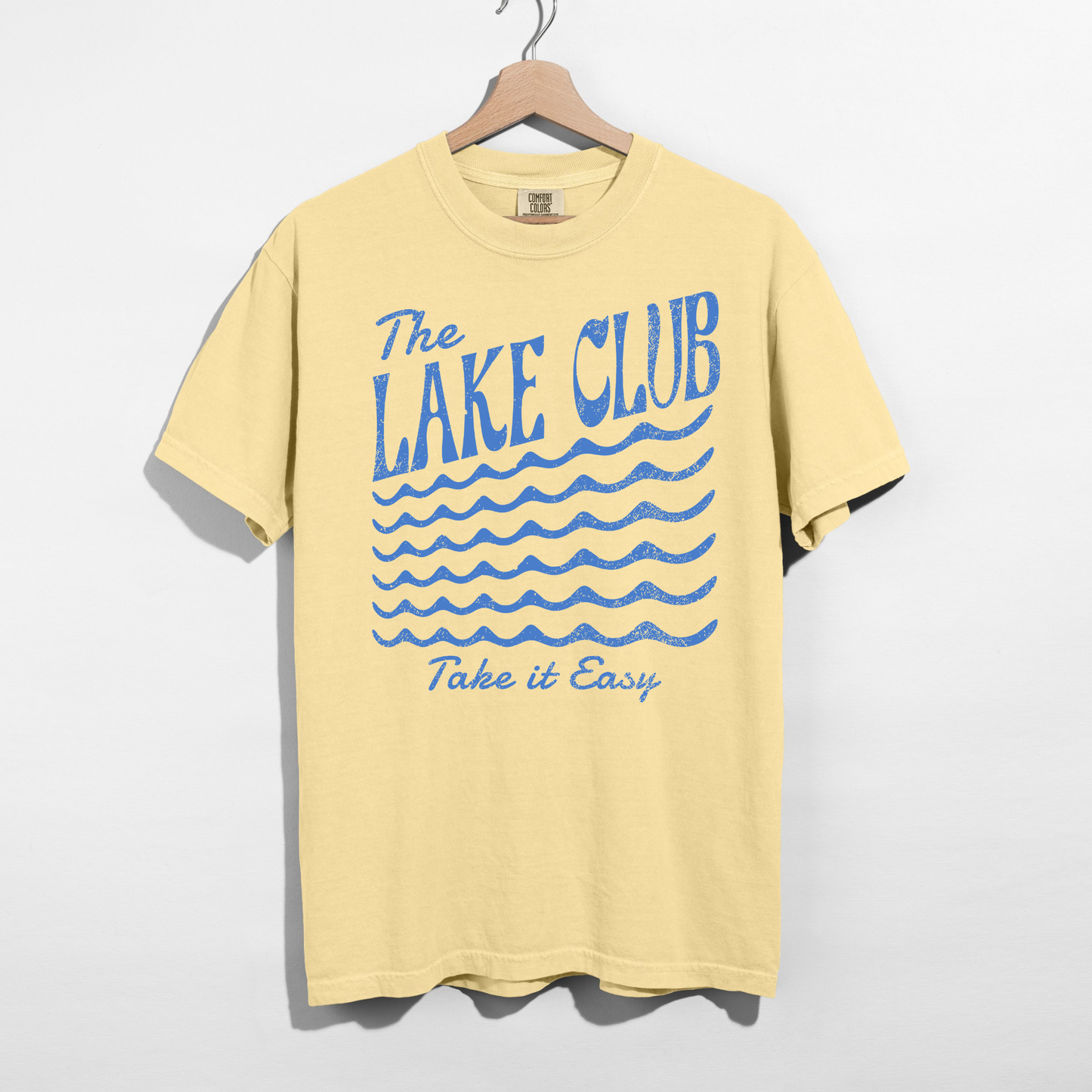 The Lake Club Take It Easy Lake Life T-Shirt | Summer Boating Graphic Tee