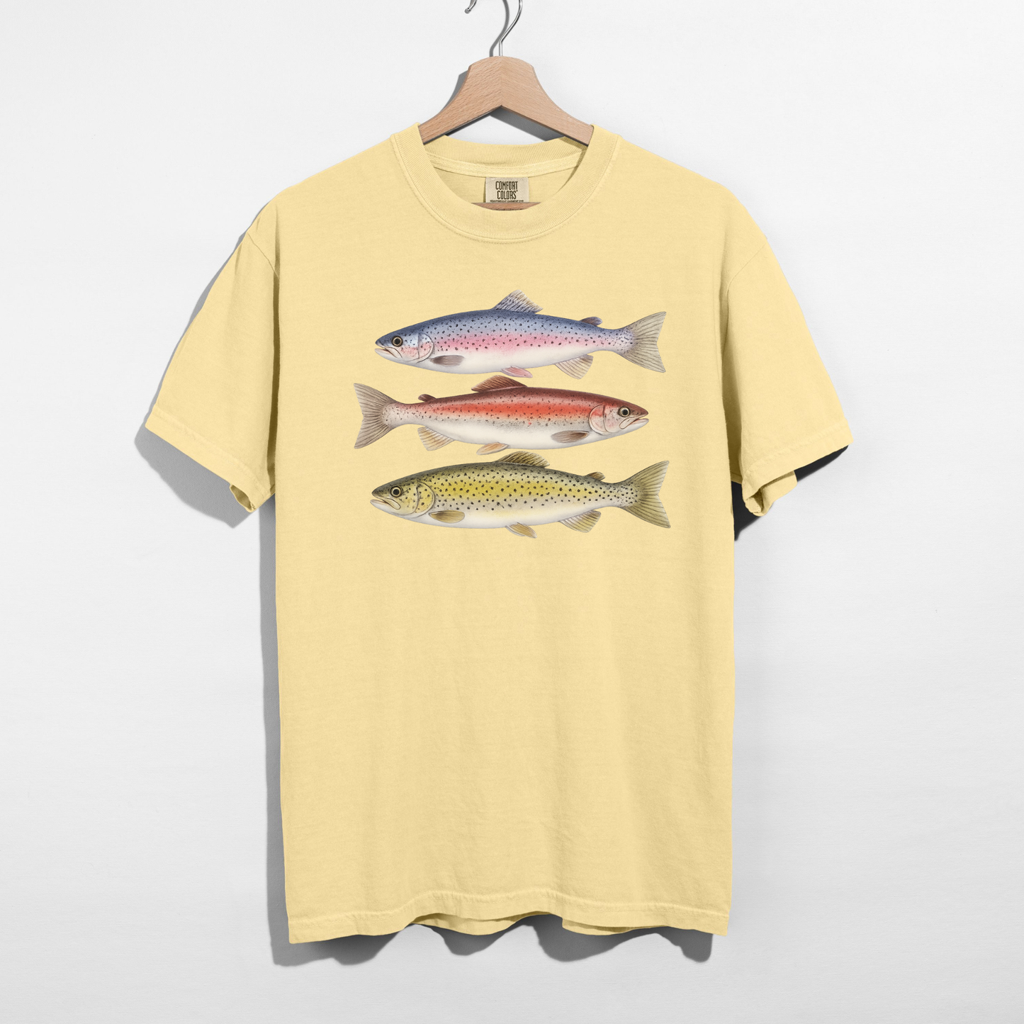 Vintage Trout Fishing Graphic Tee |  Fishing Shirt