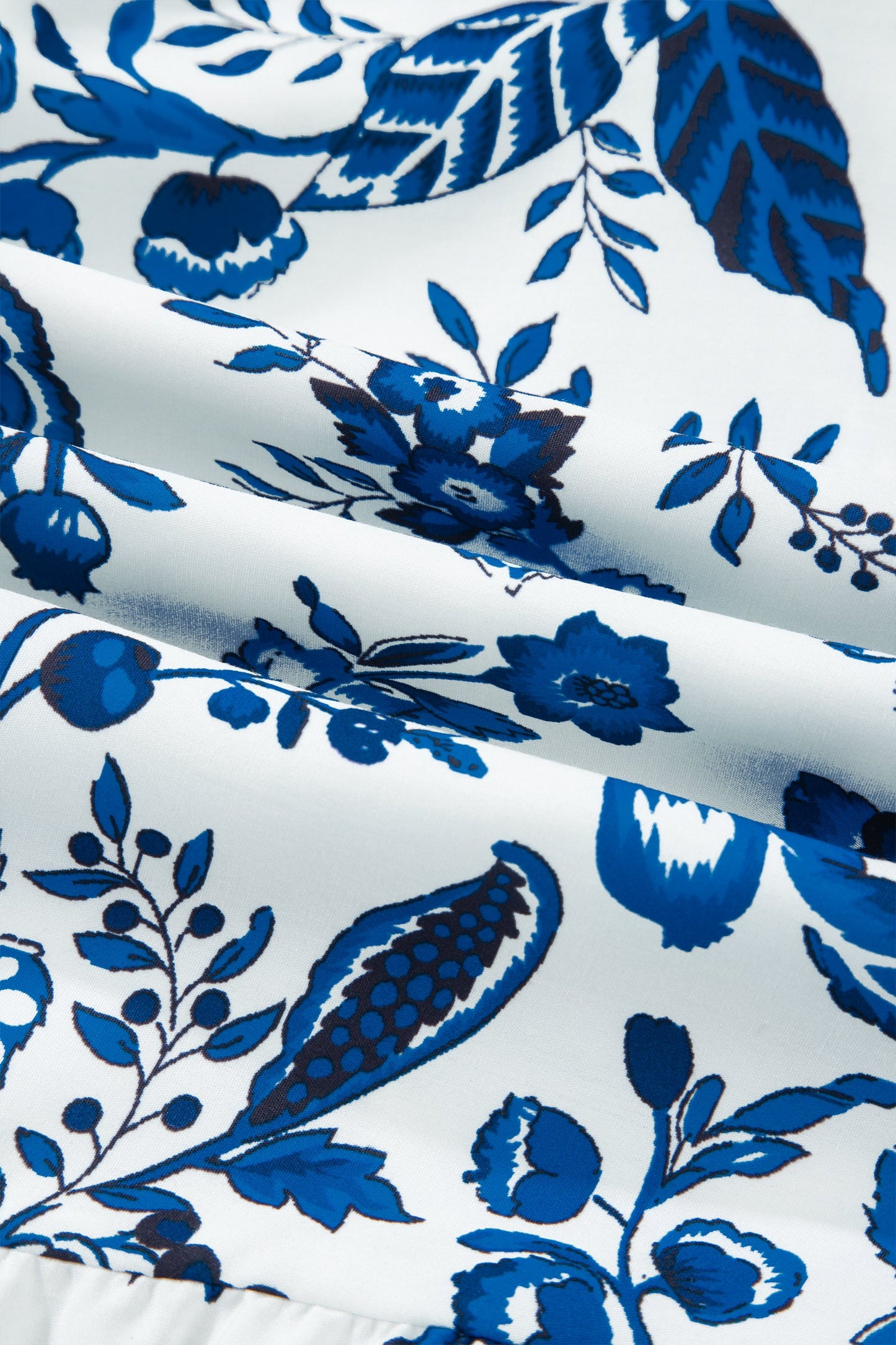 Floral Twisted Bust Spaghetti Strap Backless Maxi Dress