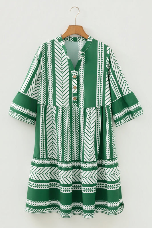 Mikaela 4 Sleeve Casual Dress