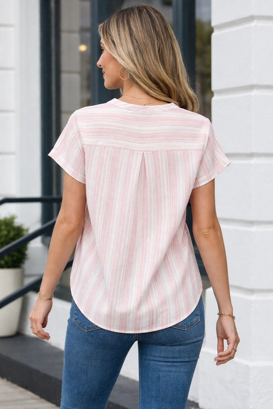 Kelly Short Sleeve Casual Blouse