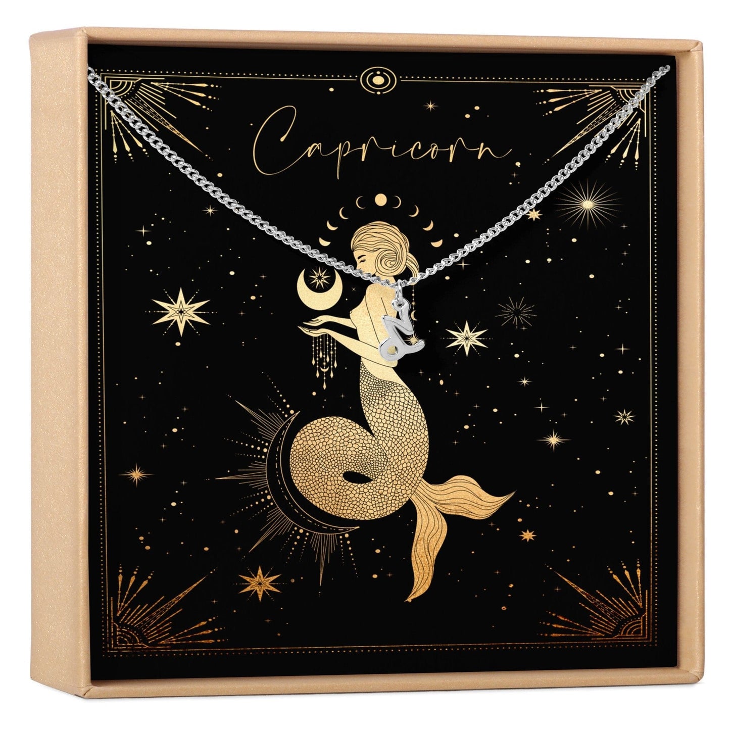 Capricorn Zodiac Deity Necklace
