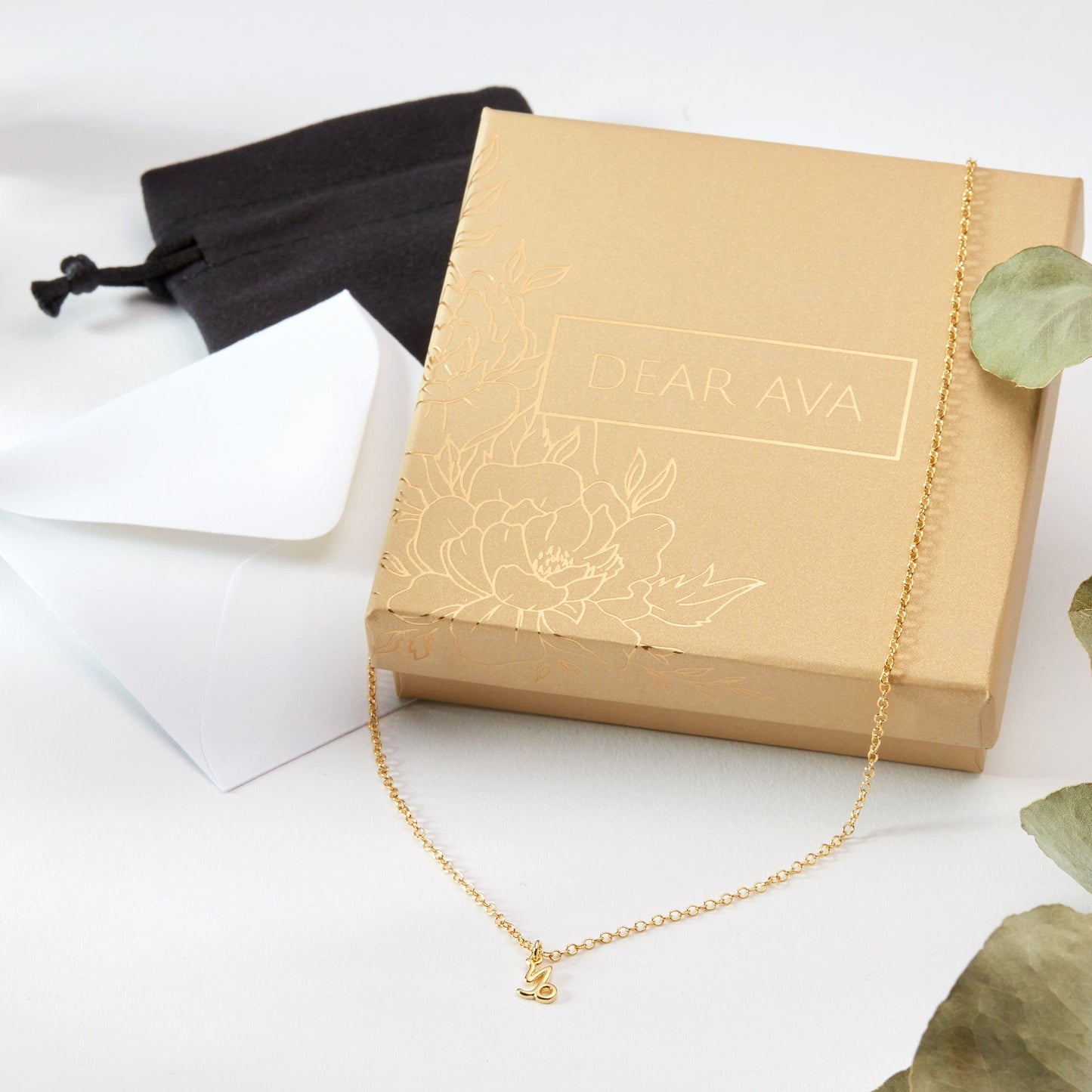 Capricorn Zodiac Gift Capricorn Zodiac Sign Pendant Necklace