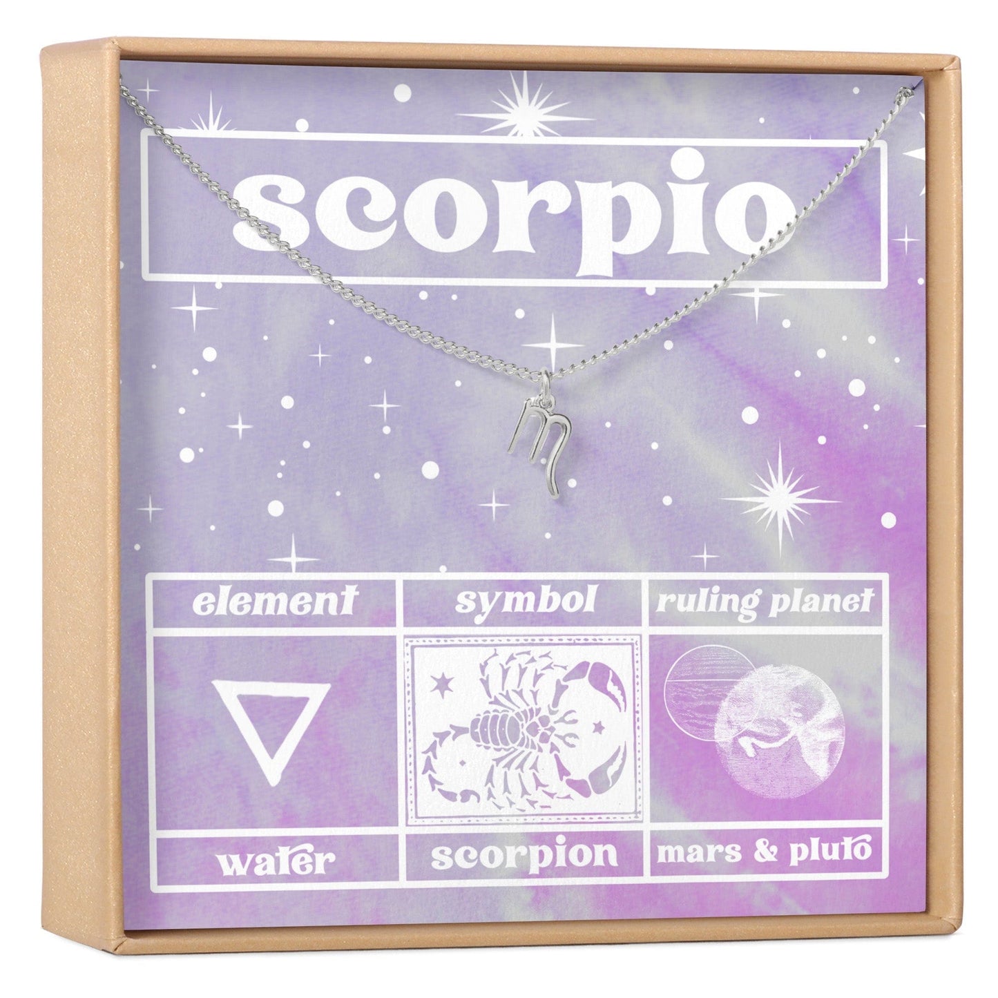 Celestial Scorpio Zodiac Necklace