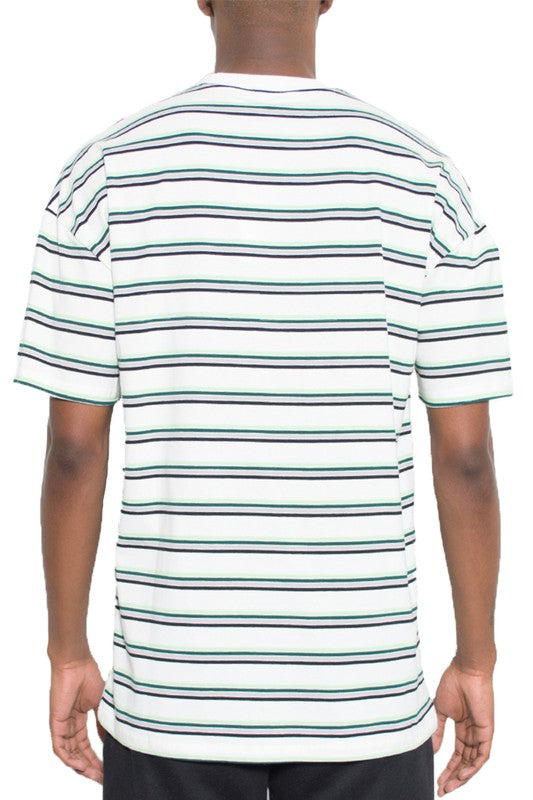 Striped Round Neck Tshirt