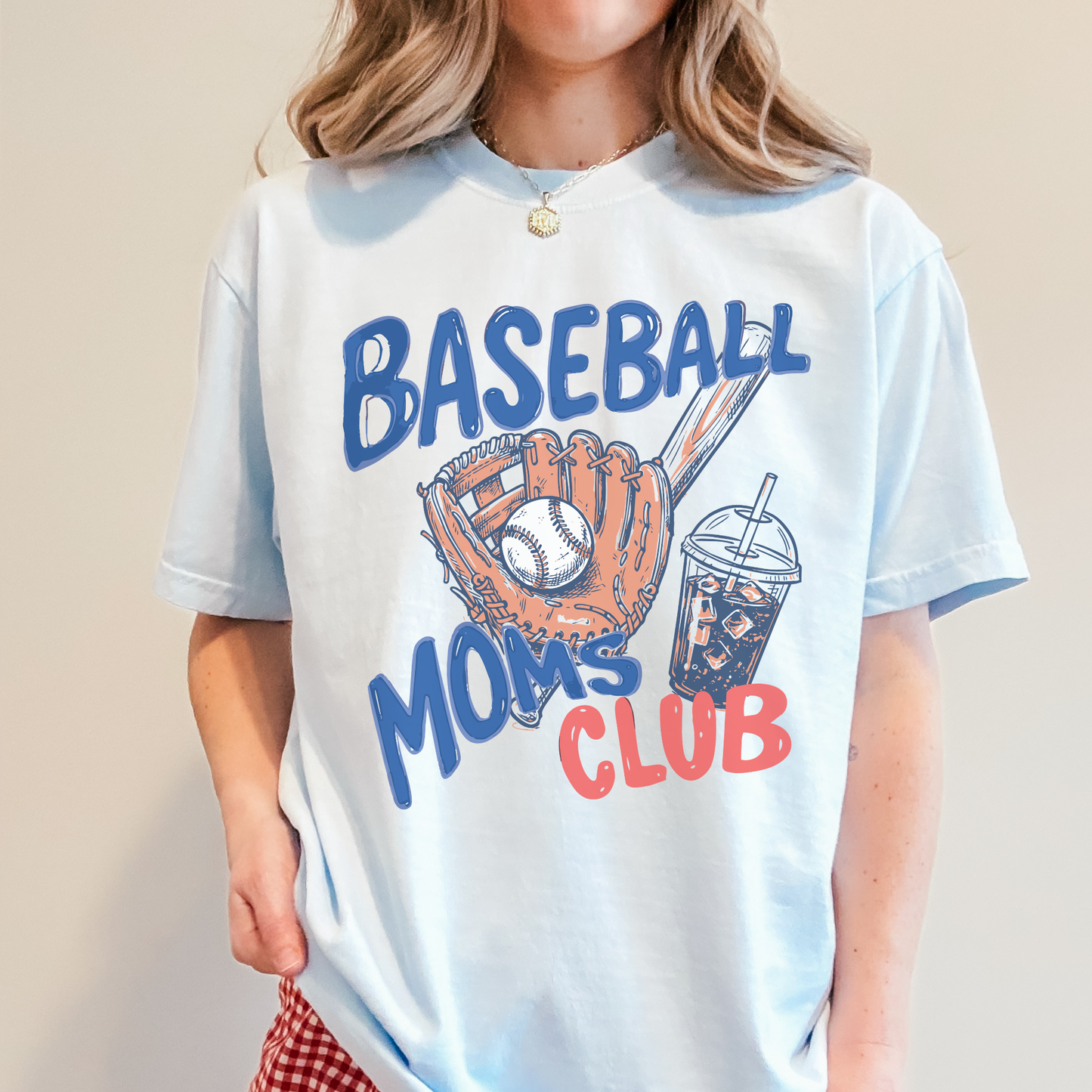 Baseball Moms Club Graphic Tee – Cute Baseball Mom Shirt