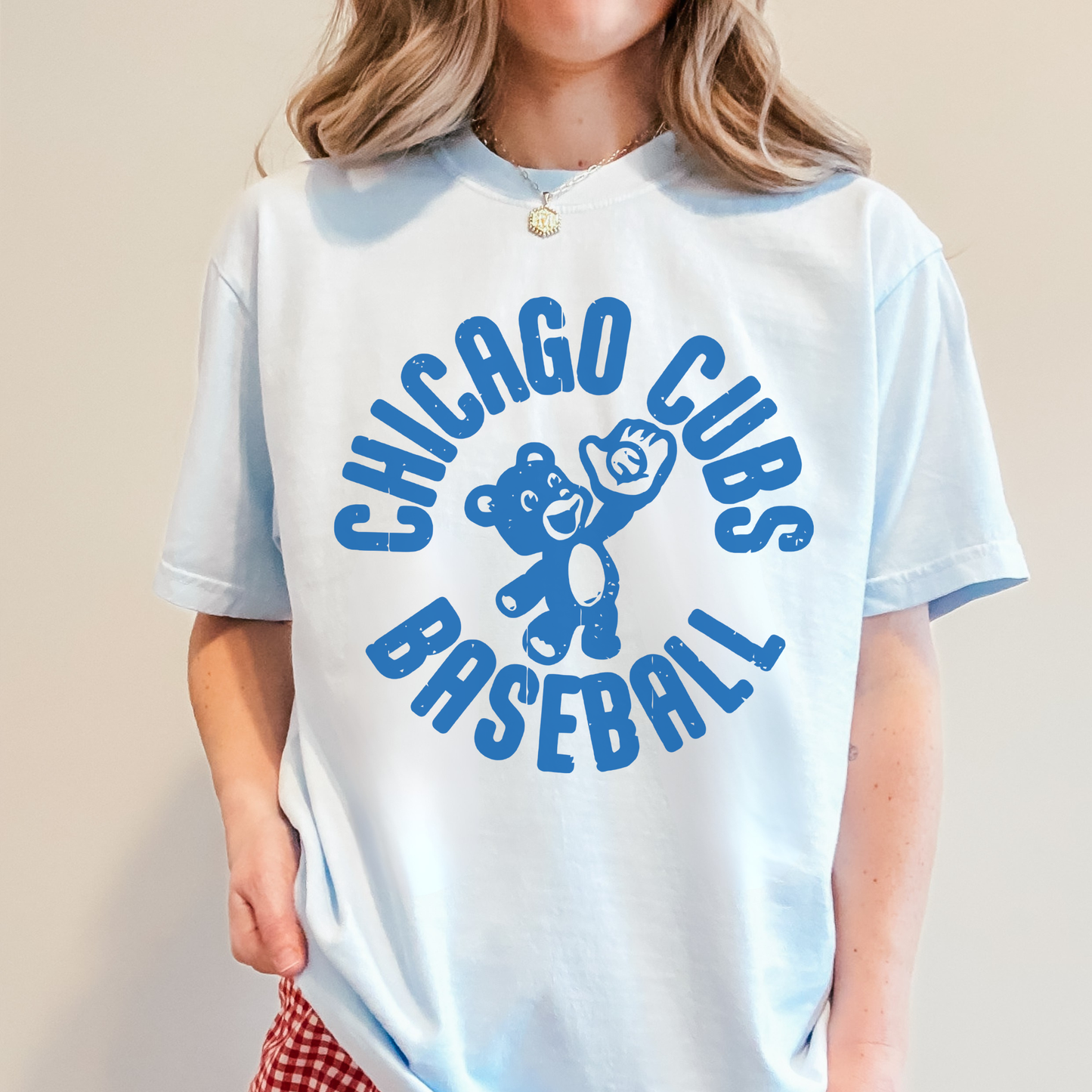 Chicago Cubs Baseball Vintage Graphic Tee – Retro Collegiate Cub Shirt