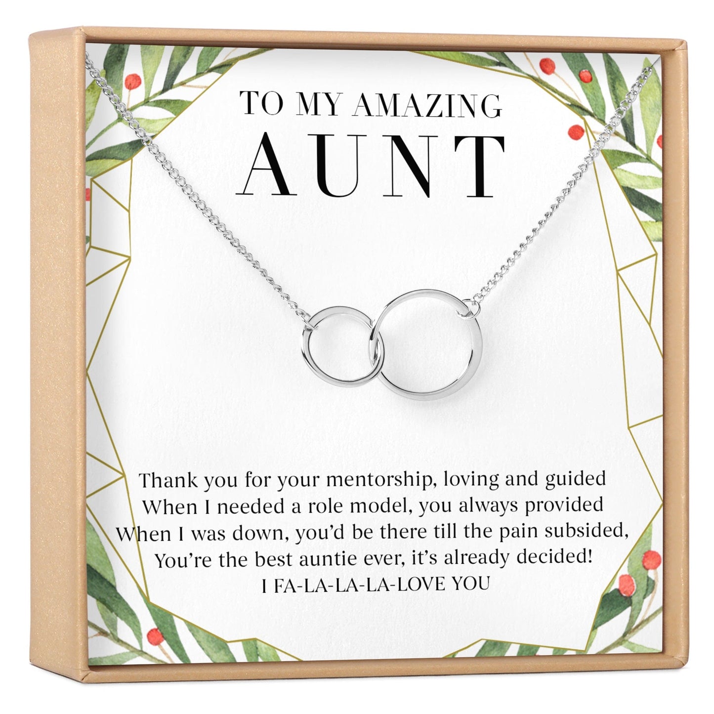 Christmas Gift for Aunt Necklace, Multiple Styles