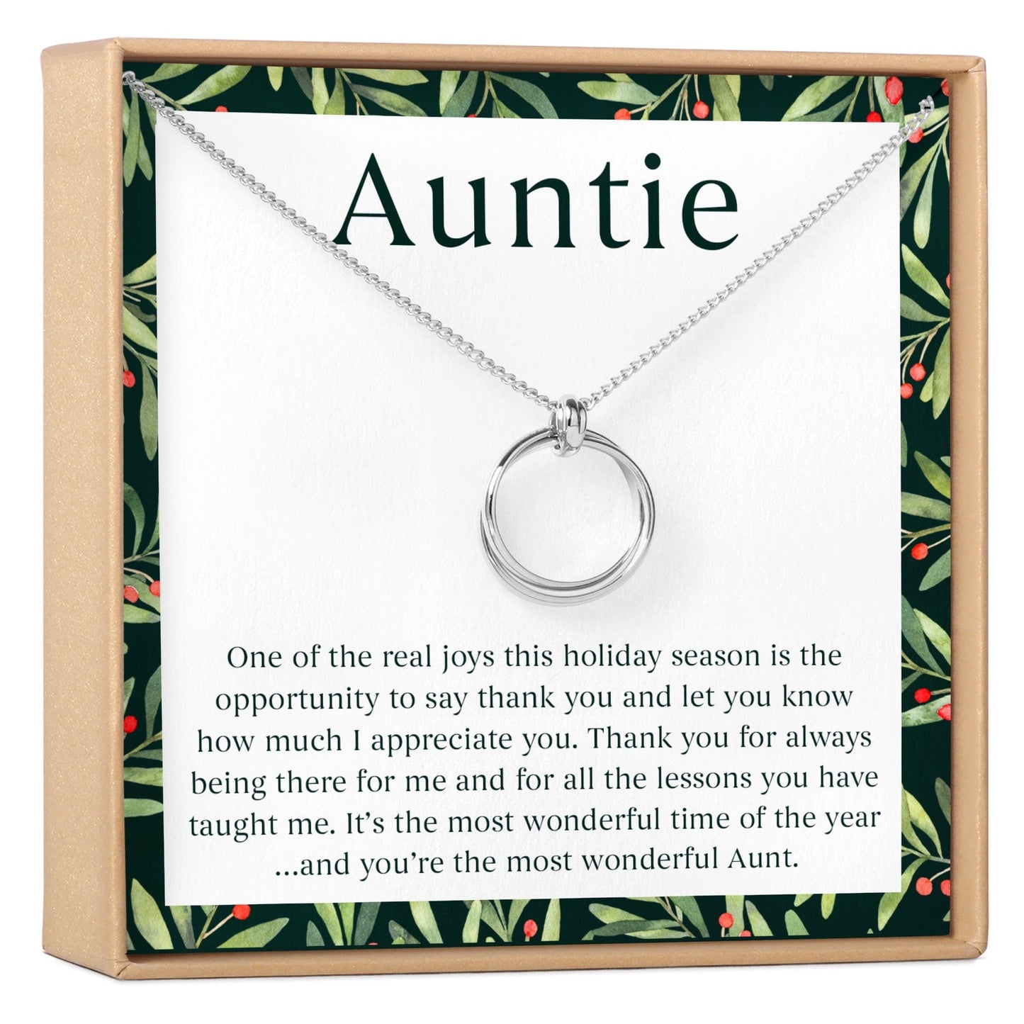Christmas Gift for Aunt Necklace, Multiple Styles