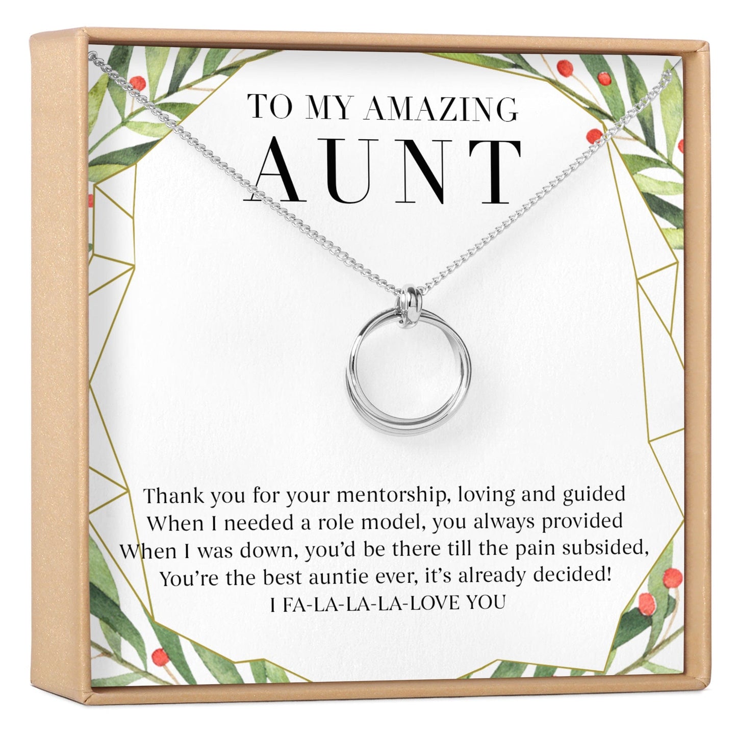 Christmas Gift for Aunt Necklace, Multiple Styles