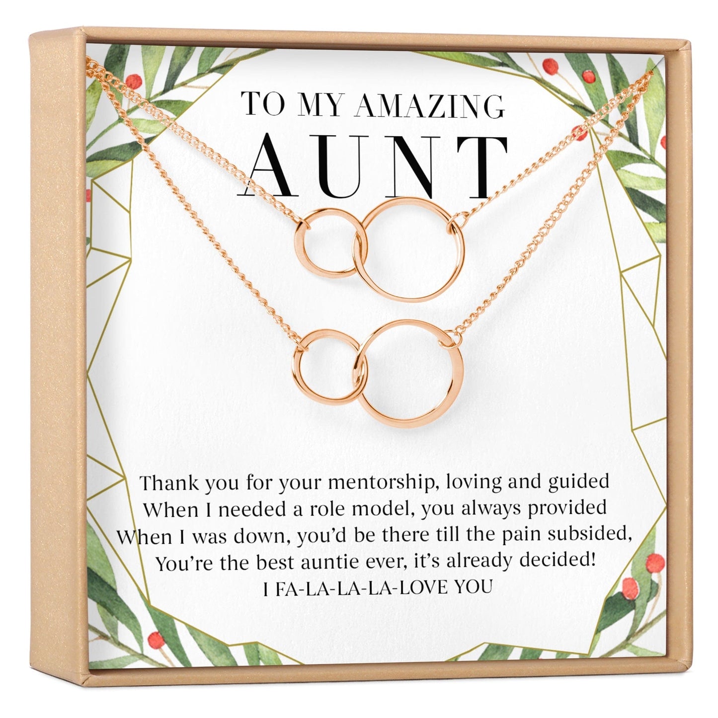 Christmas Gift for Aunt Necklace, Multiple Styles