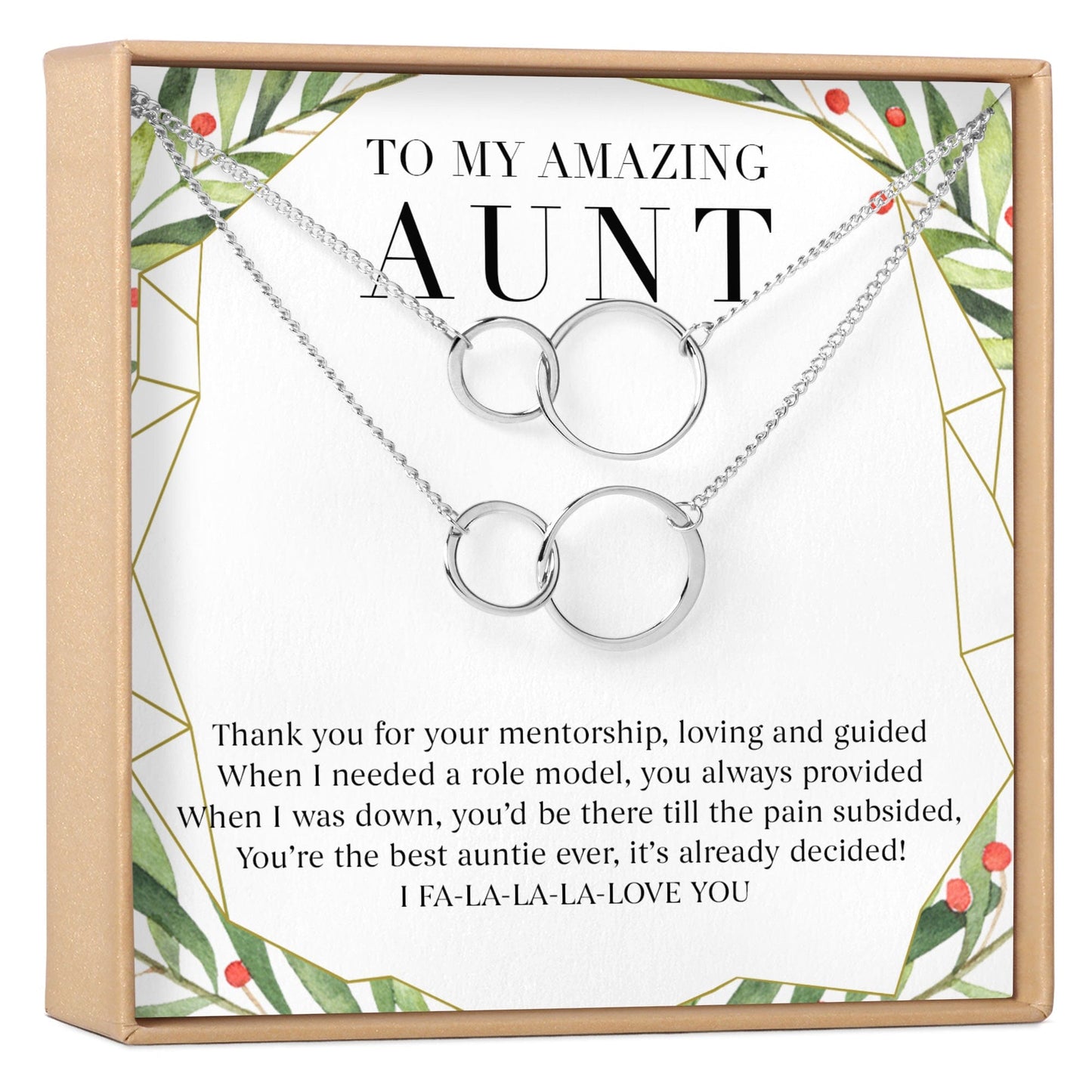 Christmas Gift for Aunt Necklace, Multiple Styles