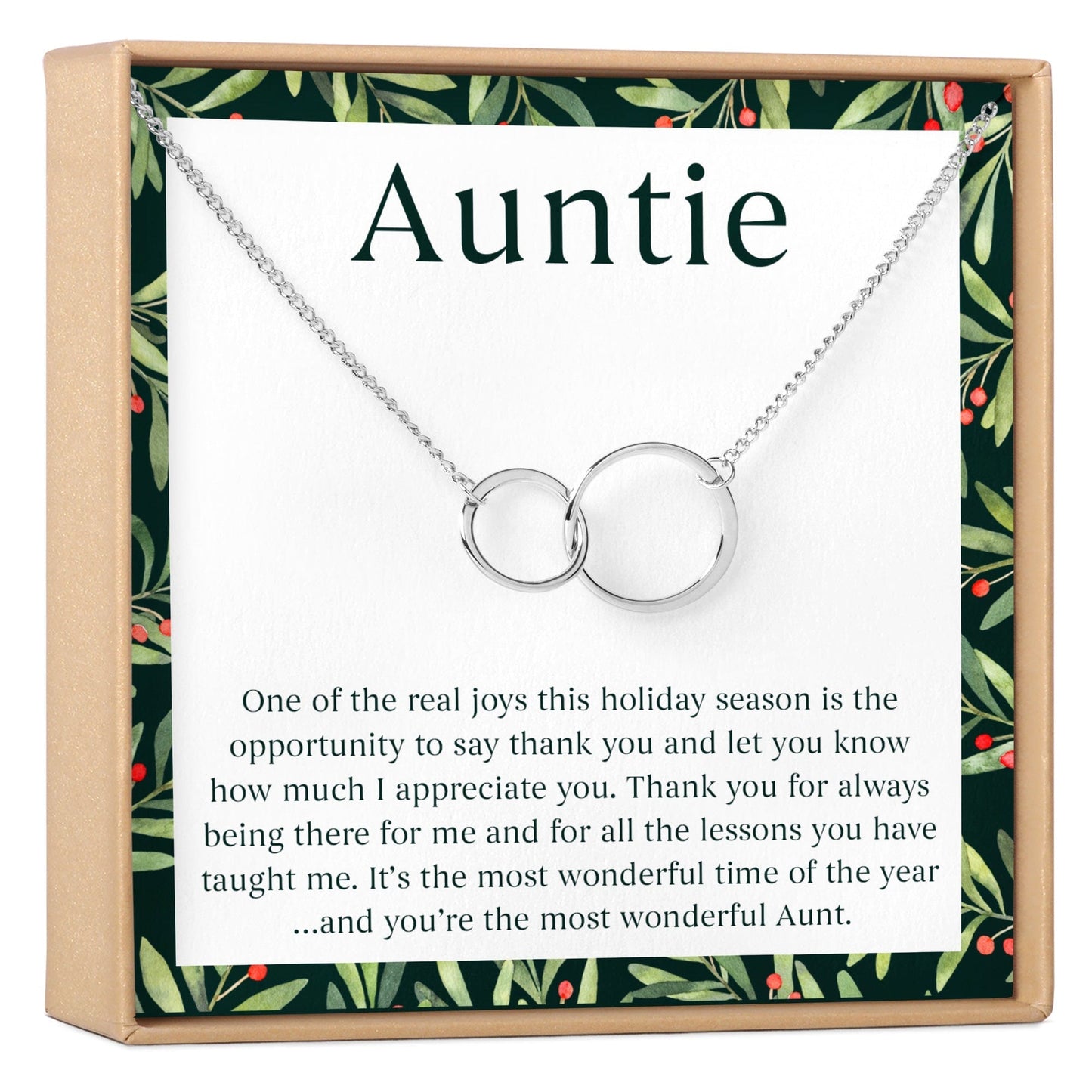 Christmas Gift for Aunt Necklace, Multiple Styles