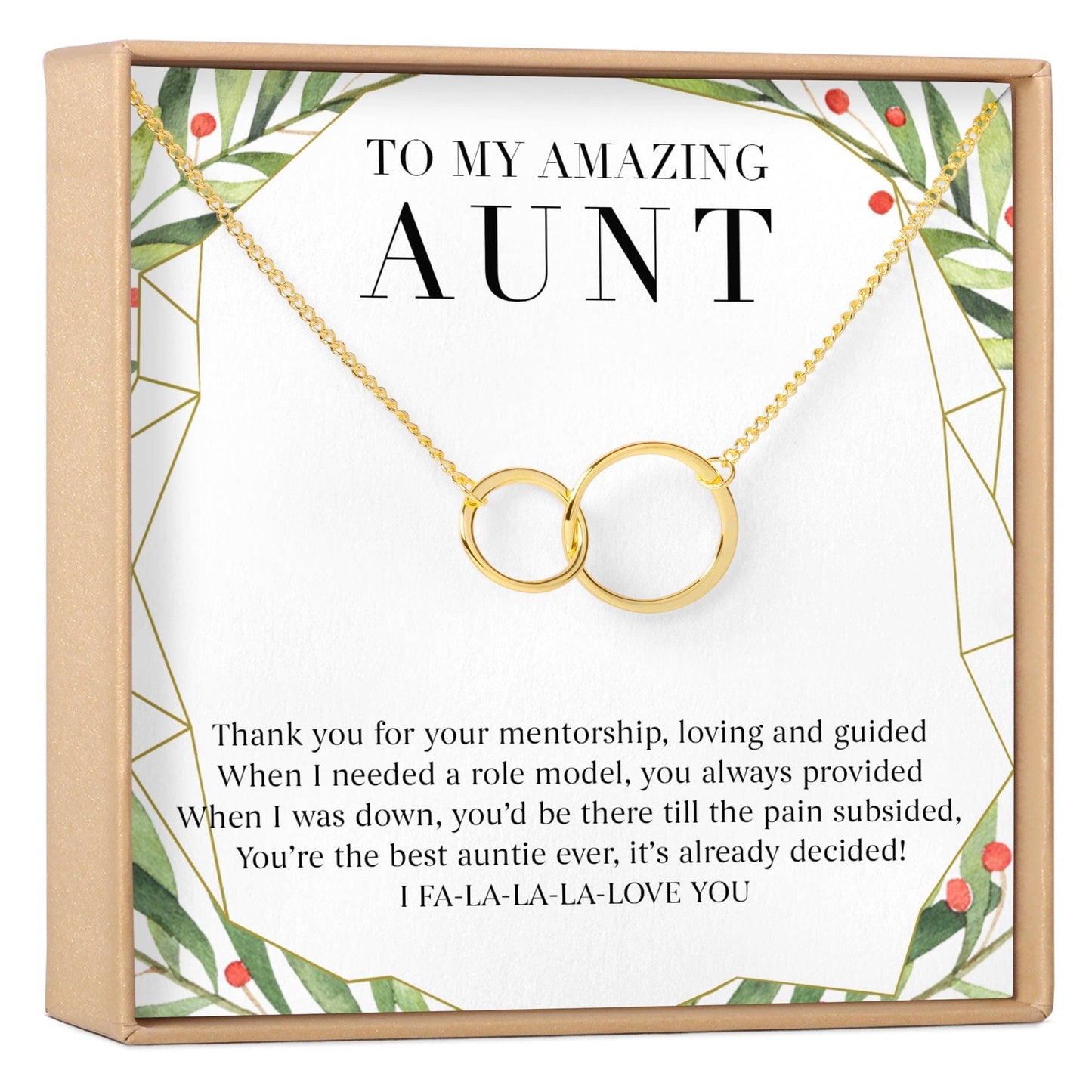 Christmas Gift for Aunt Necklace, Multiple Styles