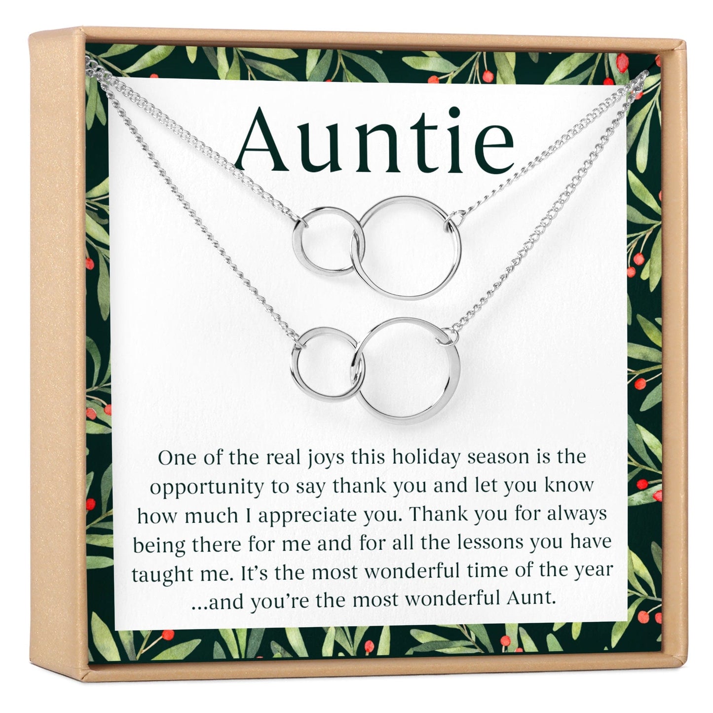 Christmas Gift for Aunt Necklace, Multiple Styles