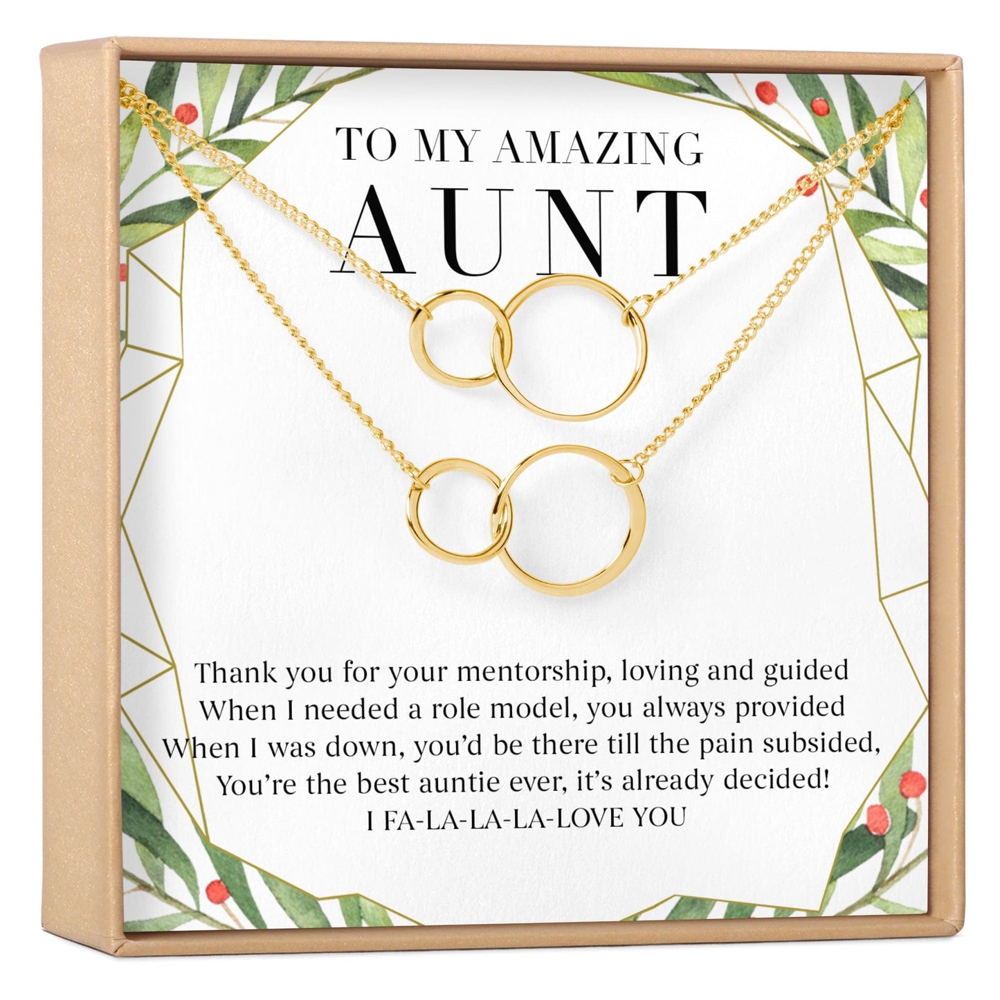Christmas Gift for Aunt Necklace, Multiple Styles