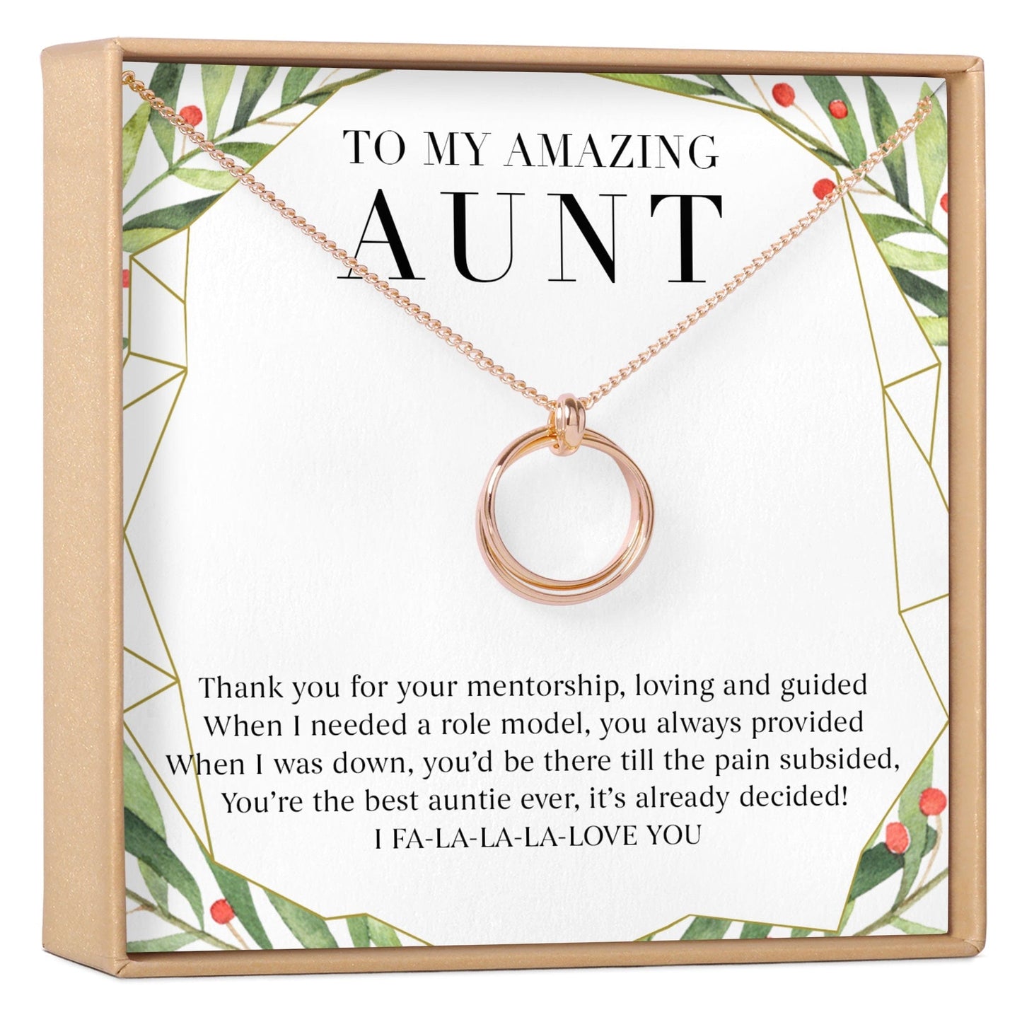 Christmas Gift for Aunt Necklace, Multiple Styles