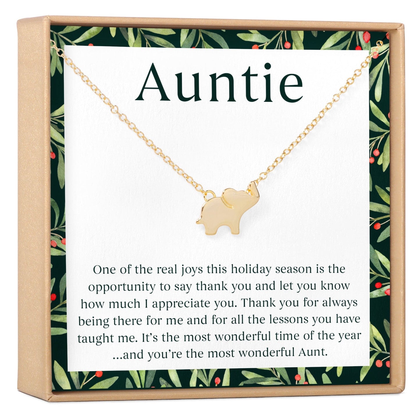 Christmas Gift for Aunt Necklace, Multiple Styles