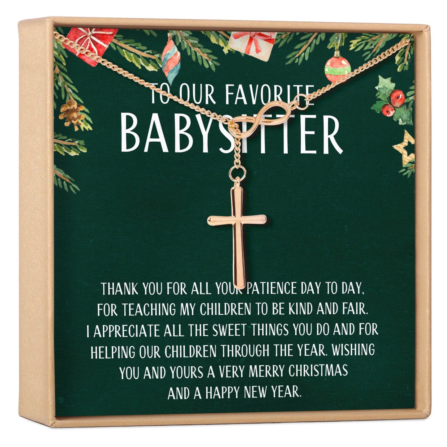 Christmas Gift for Babysitter Necklace, Multiple Styles