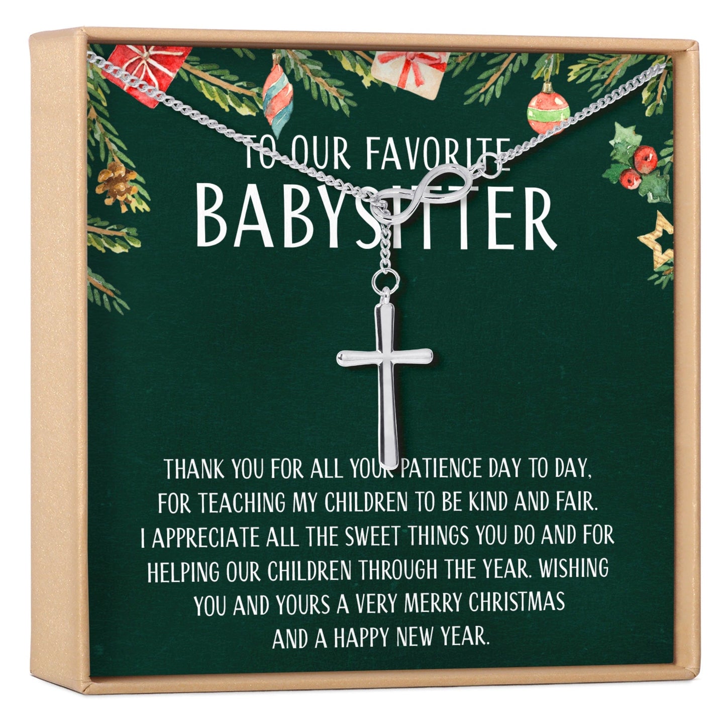 Christmas Gift for Babysitter Necklace, Multiple Styles