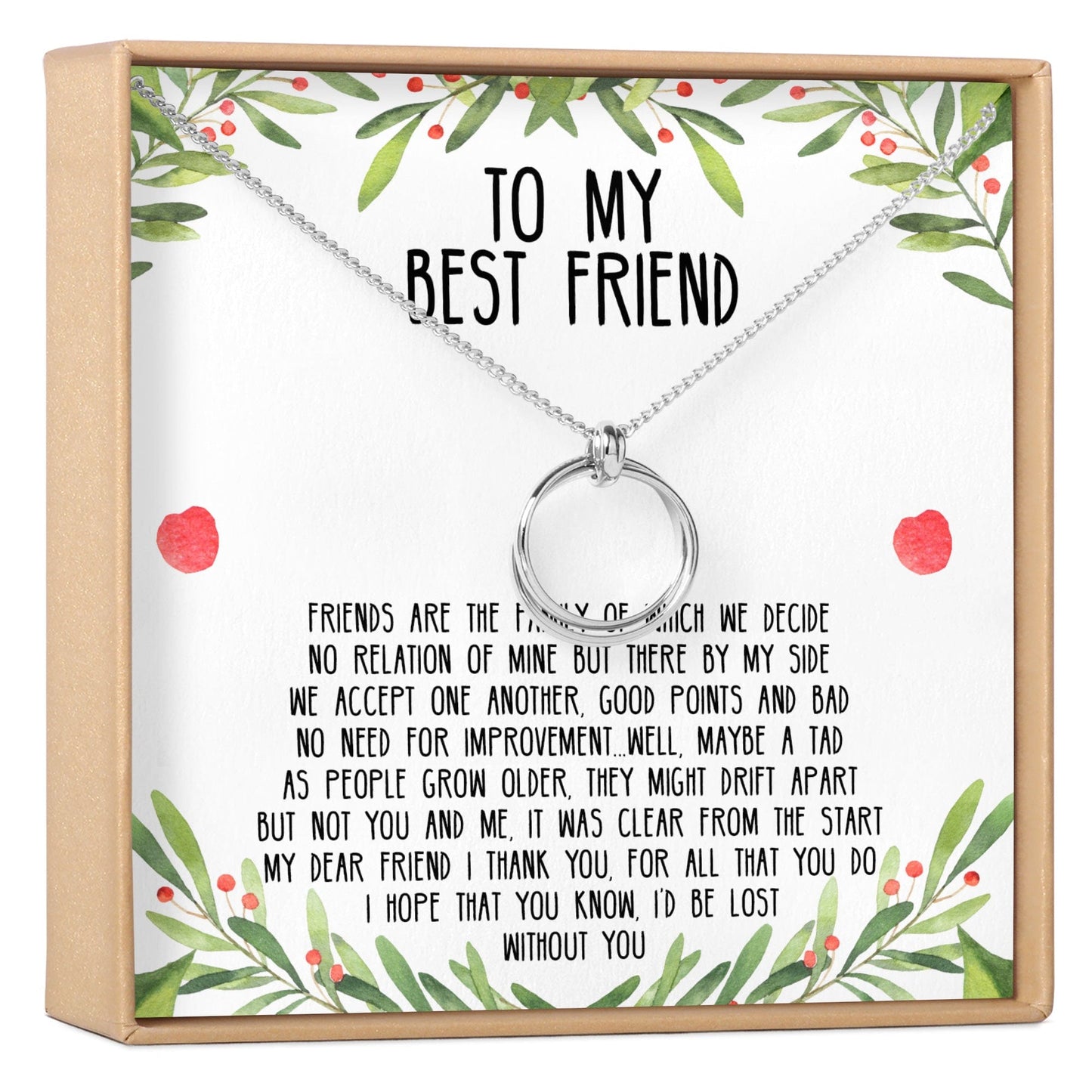Christmas Gift for Best Friend Necklace, Multiple Styles