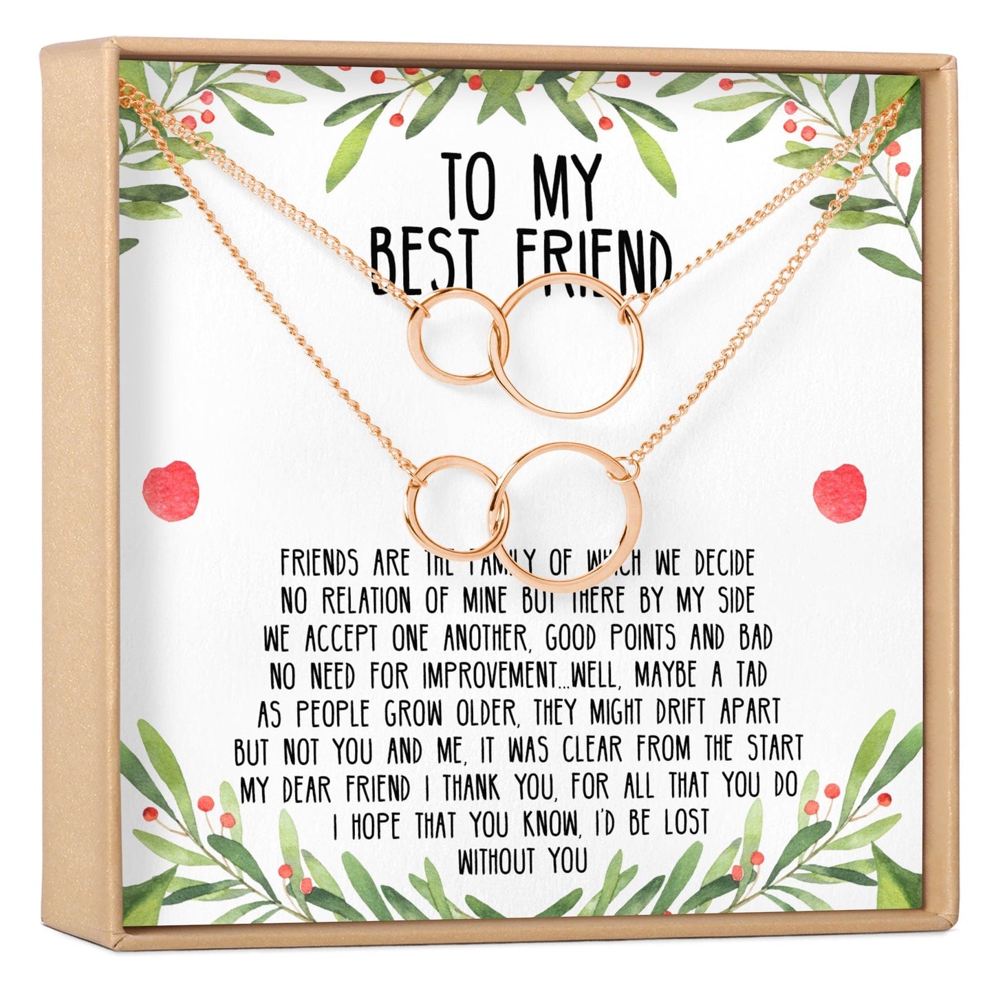 Christmas Gift for Best Friend Necklace, Multiple Styles