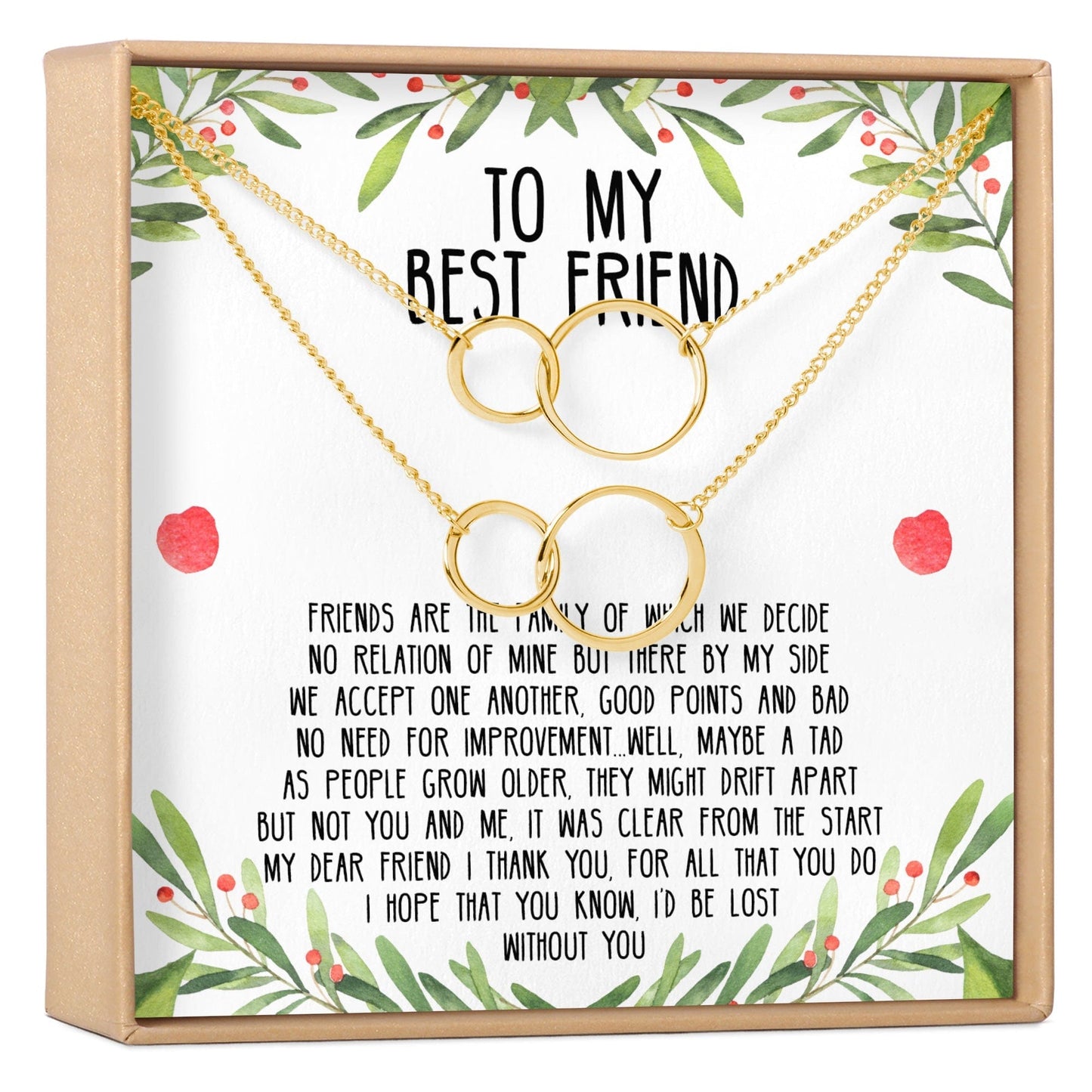 Christmas Gift for Best Friend Necklace, Multiple Styles