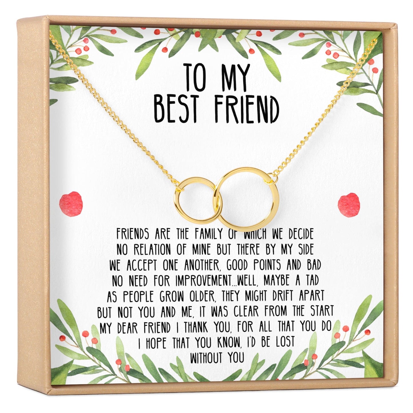 Christmas Gift for Best Friend Necklace, Multiple Styles