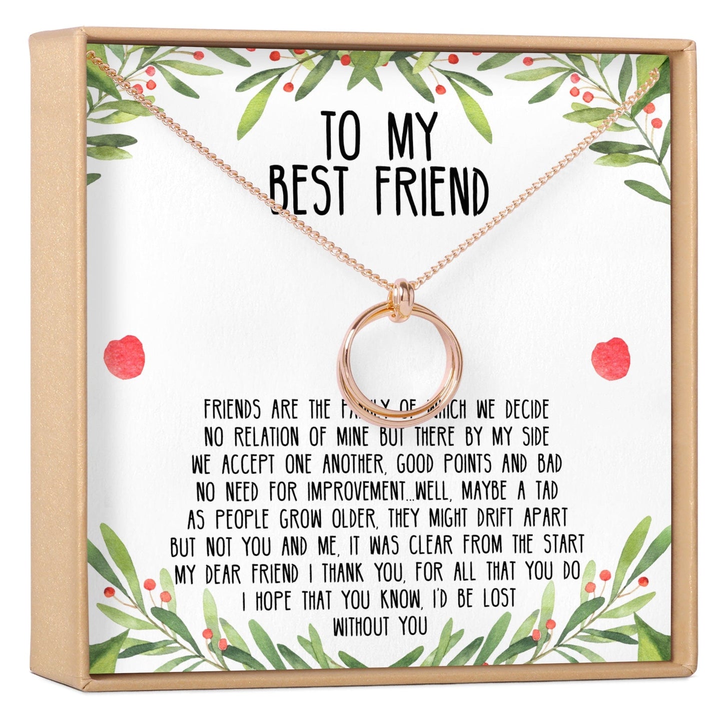 Christmas Gift for Best Friend Necklace, Multiple Styles
