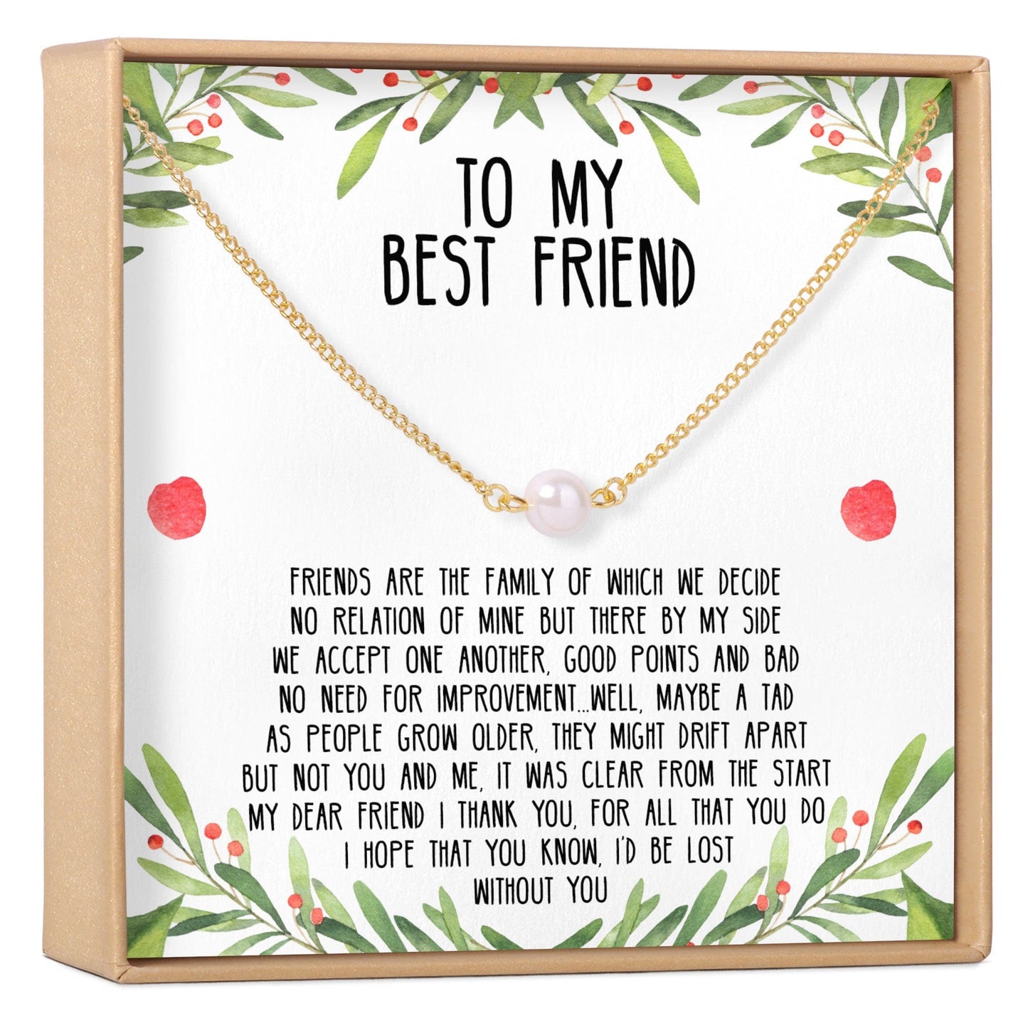 Christmas Gift for Best Friend Necklace, Multiple Styles