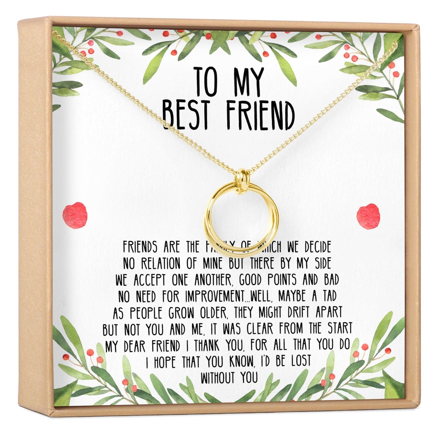 Christmas Gift for Best Friend Necklace, Multiple Styles