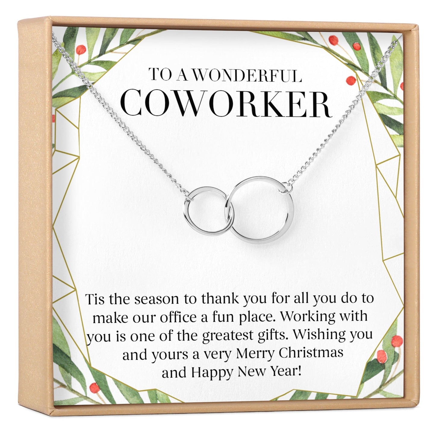 Christmas Gift for Coworker Necklace, Multiple Styles