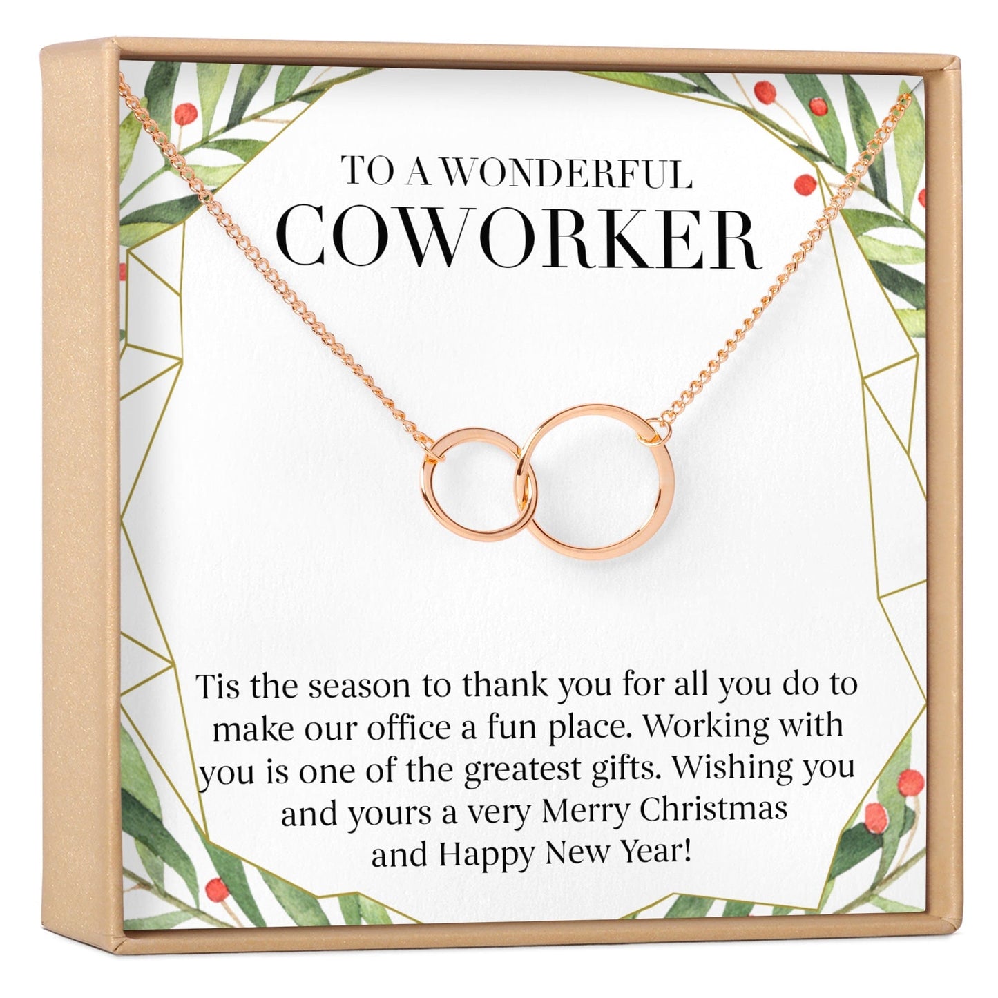 Christmas Gift for Coworker Necklace, Multiple Styles