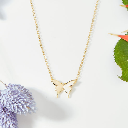 Christmas Gift for Daughter Butterfly Pendant Necklace