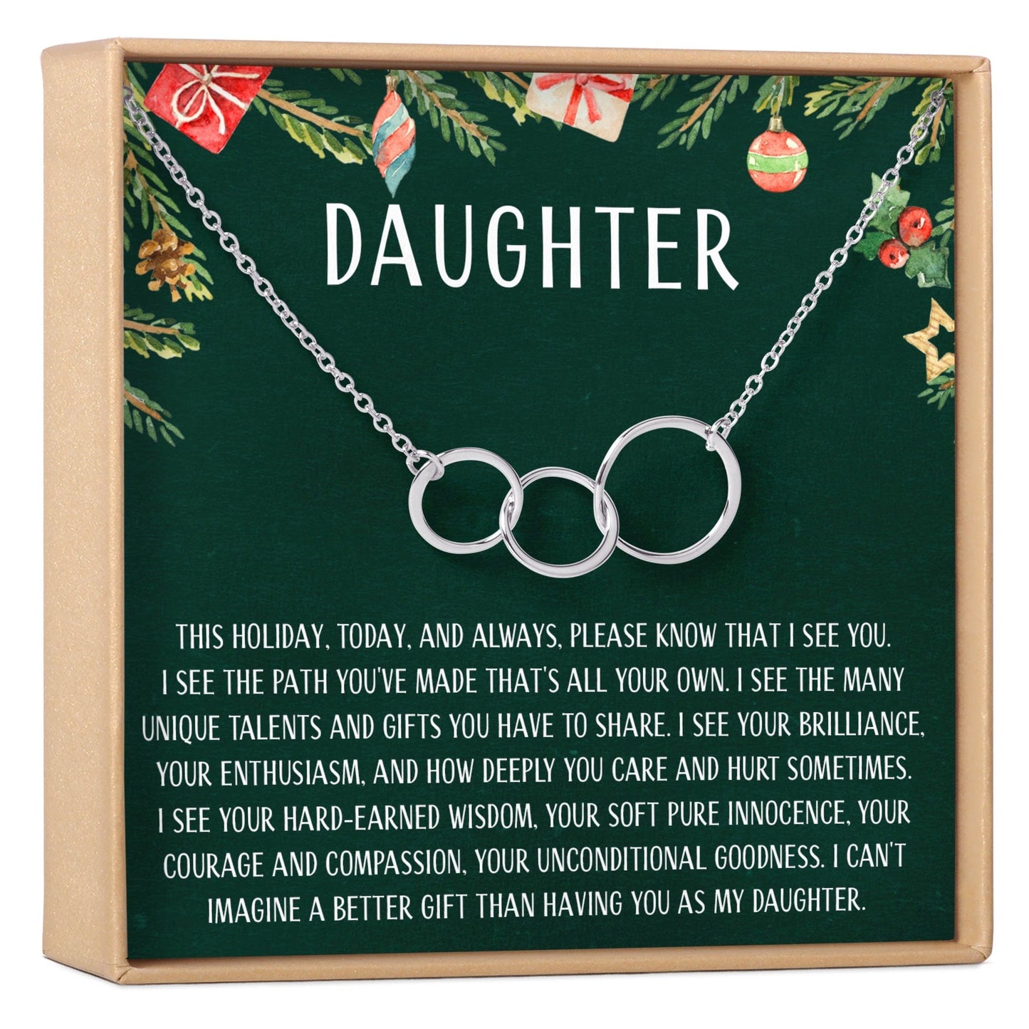 Christmas Gift for Daughter Necklace, Multiple Styles