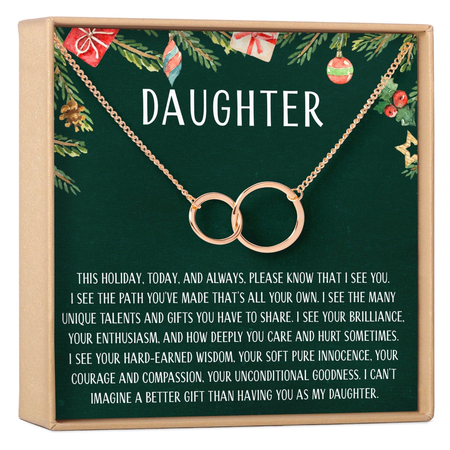 Christmas Gift for Daughter Necklace, Multiple Styles
