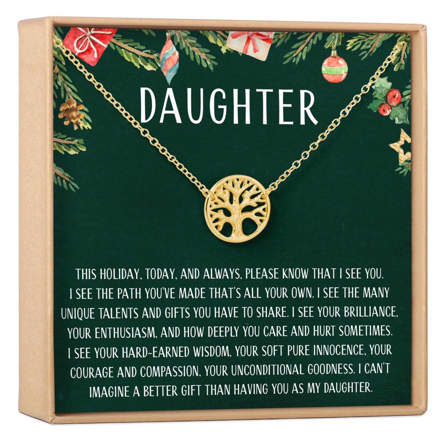 Christmas Gift for Daughter Necklace, Multiple Styles