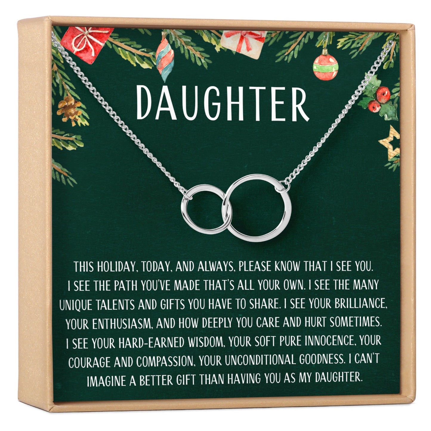 Christmas Gift for Daughter Necklace, Multiple Styles