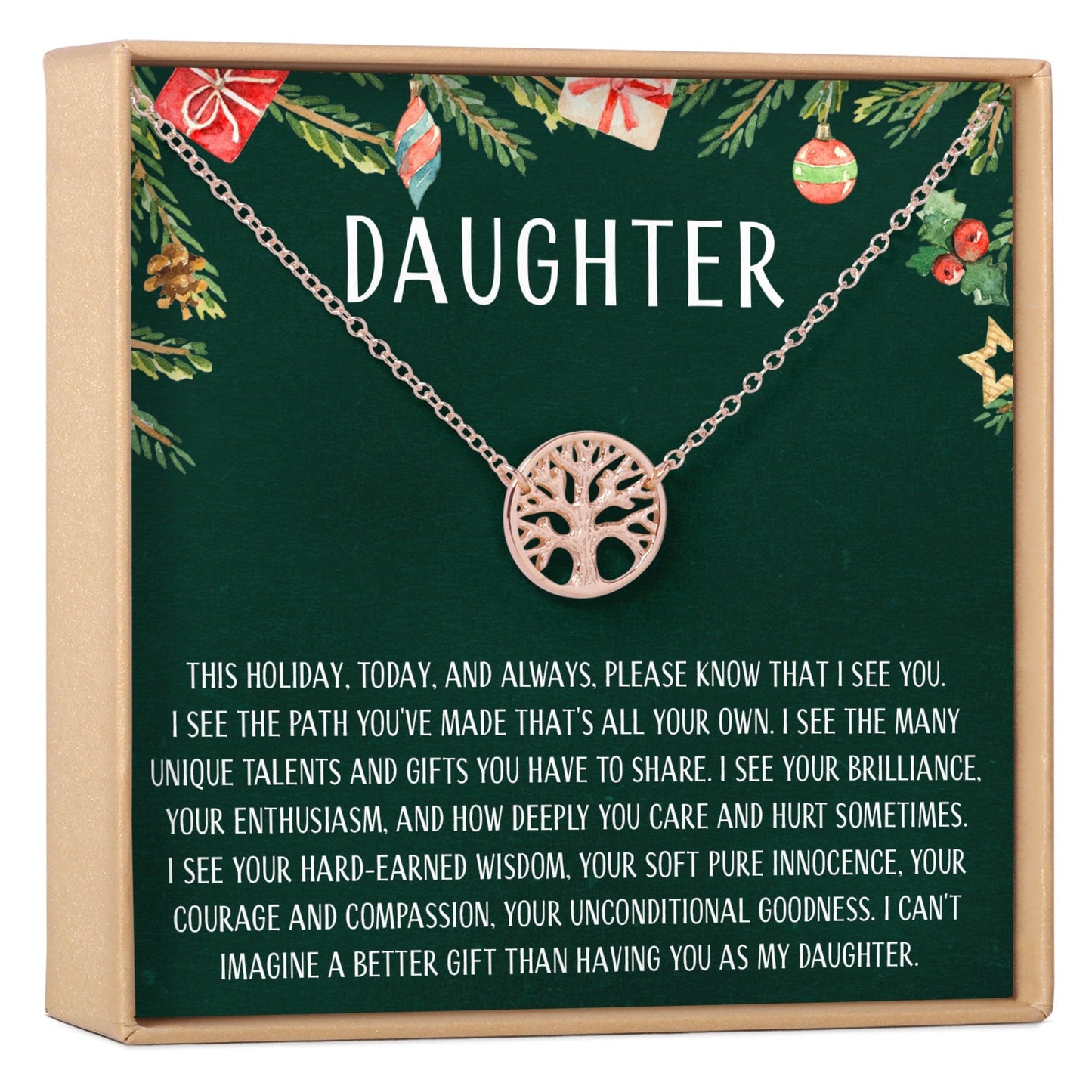 Christmas Gift for Daughter Necklace, Multiple Styles