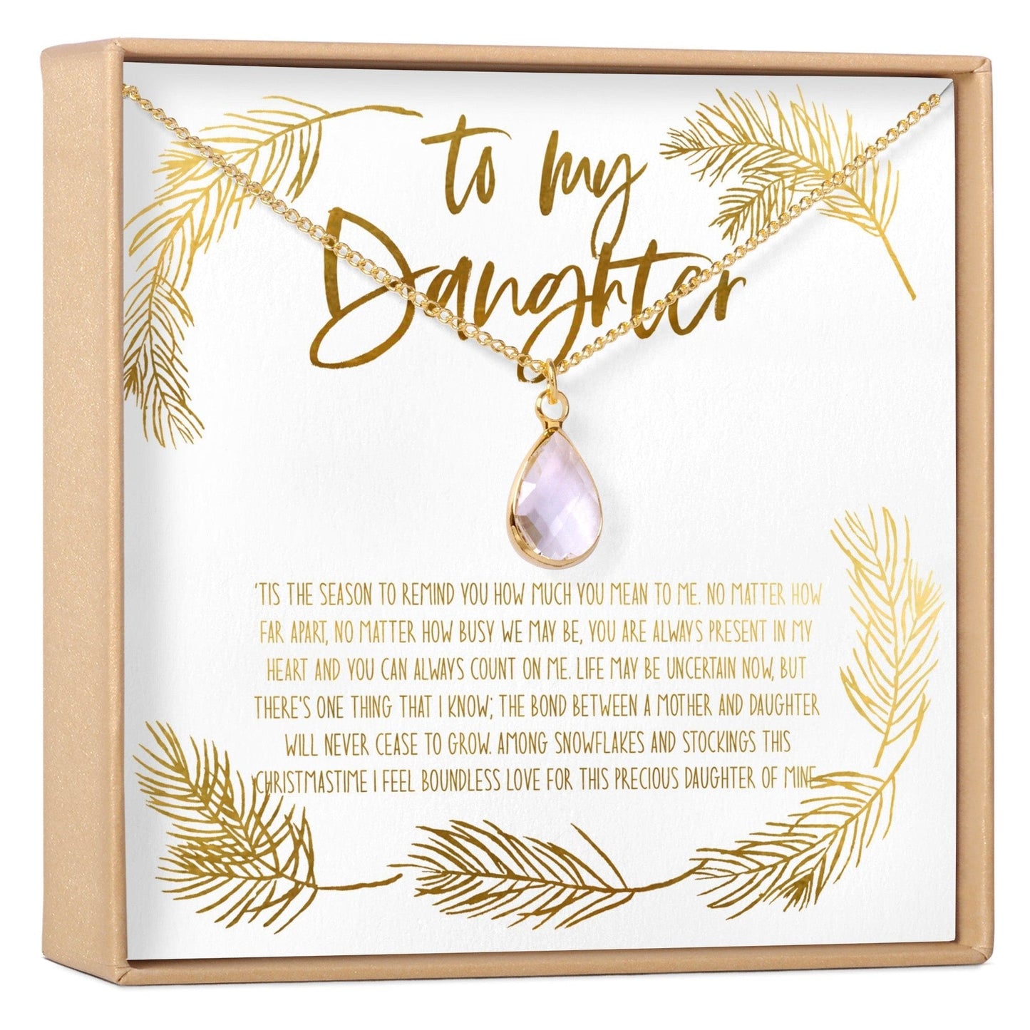 Christmas Gift for Daughter Necklace, Multiple Styles