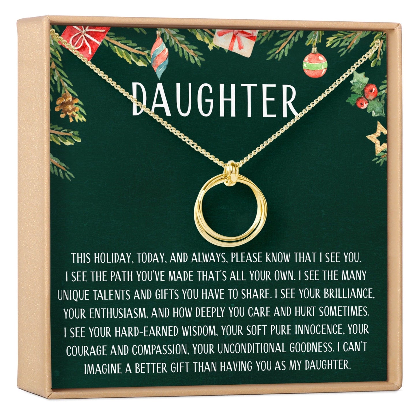 Christmas Gift for Daughter Necklace, Multiple Styles
