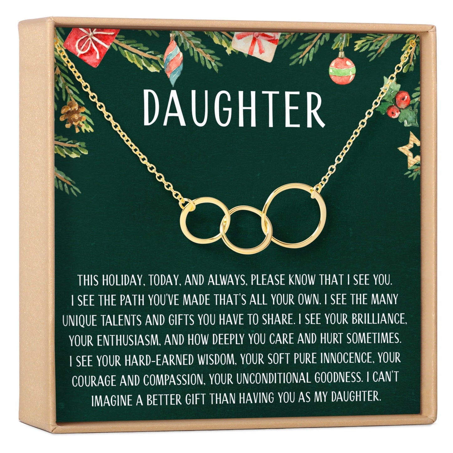 Christmas Gift for Daughter Necklace, Multiple Styles