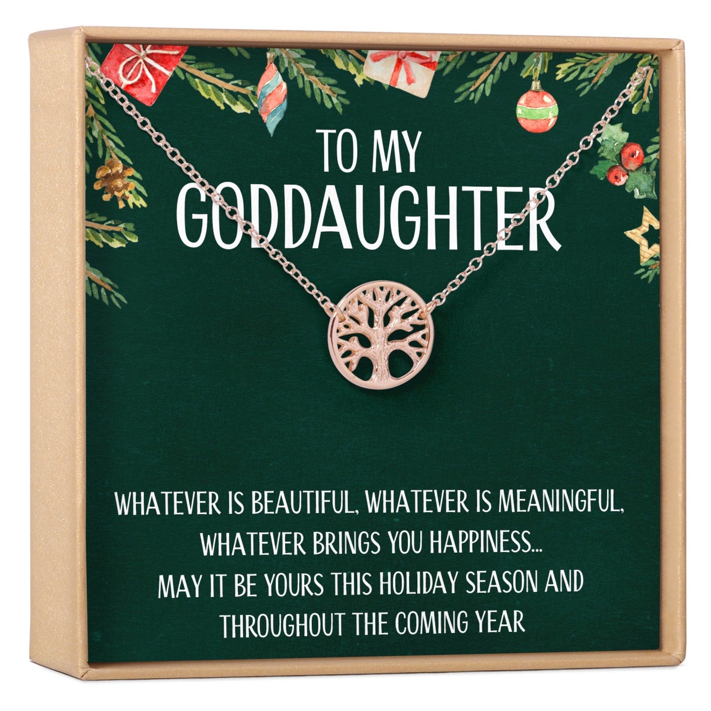 Christmas Gift for Goddaughter Necklace, Multiple Styles