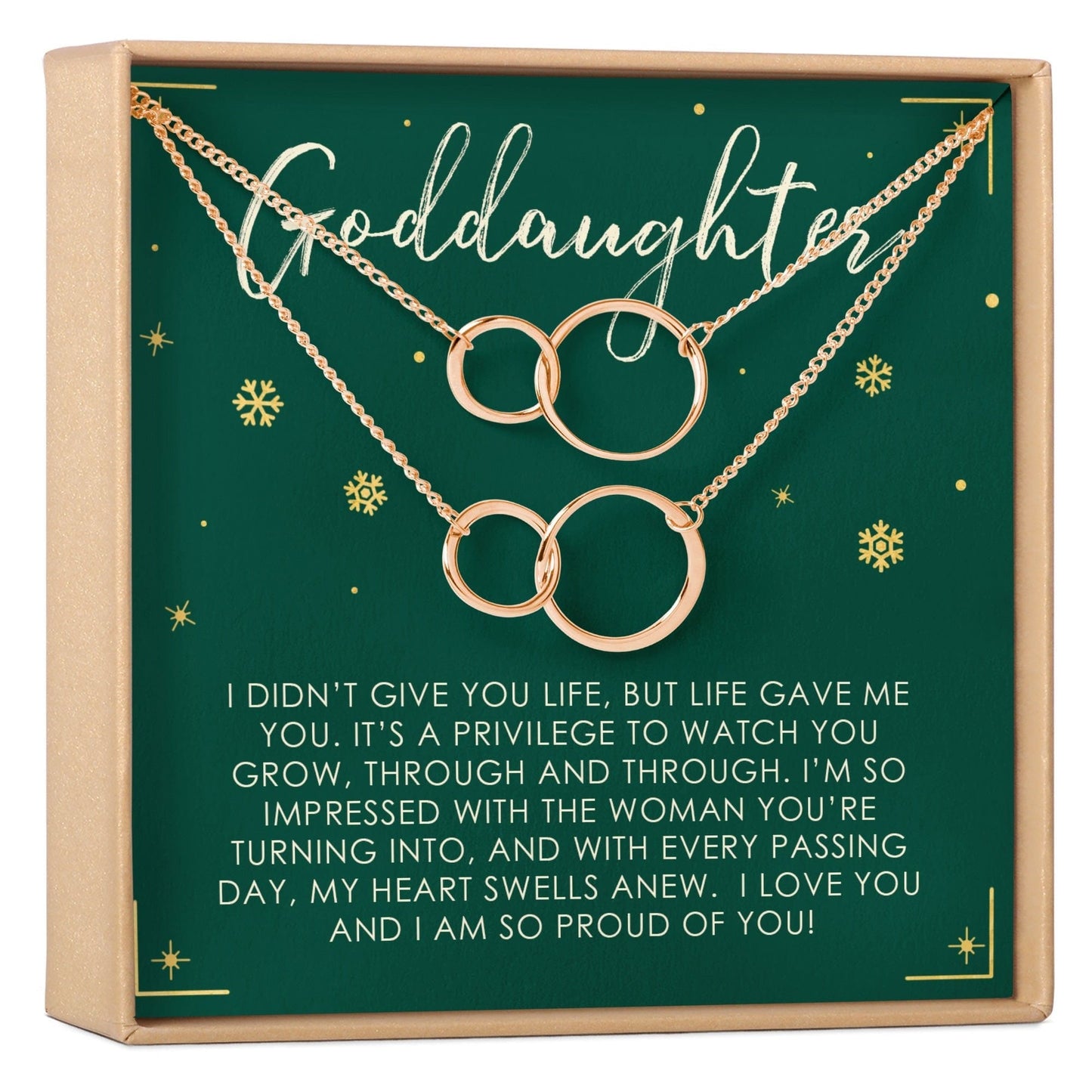Christmas Gift for Goddaughter Necklace, Multiple Styles