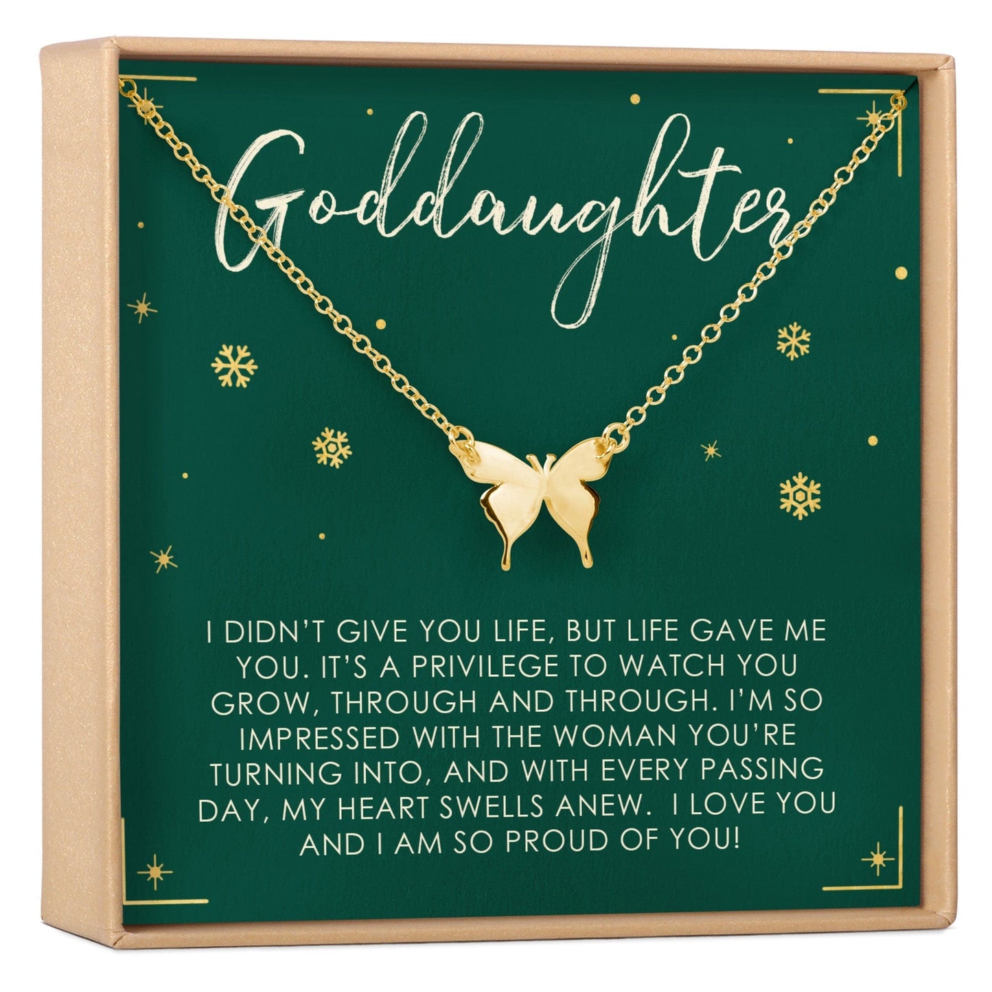 Christmas Gift for Goddaughter Necklace, Multiple Styles