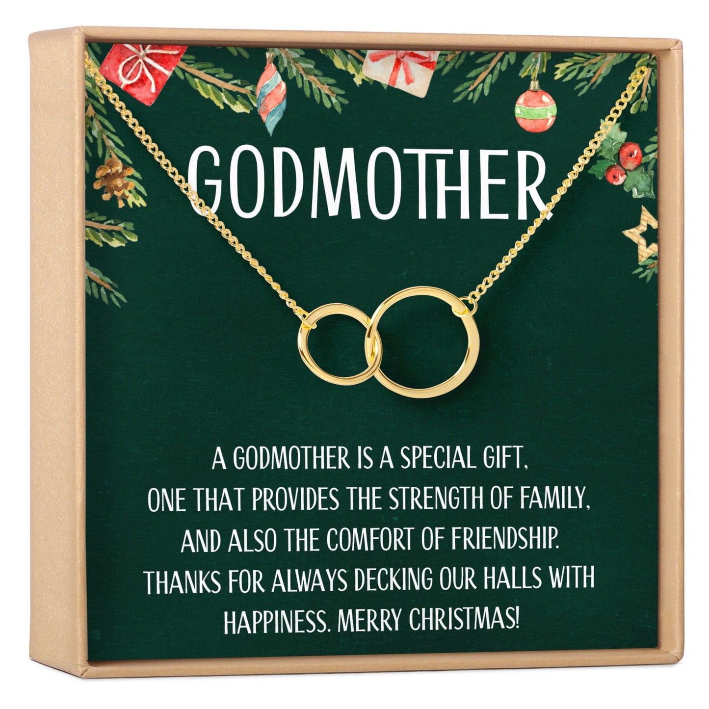 Christmas Gift for Godmother Necklace, Multiple Styles