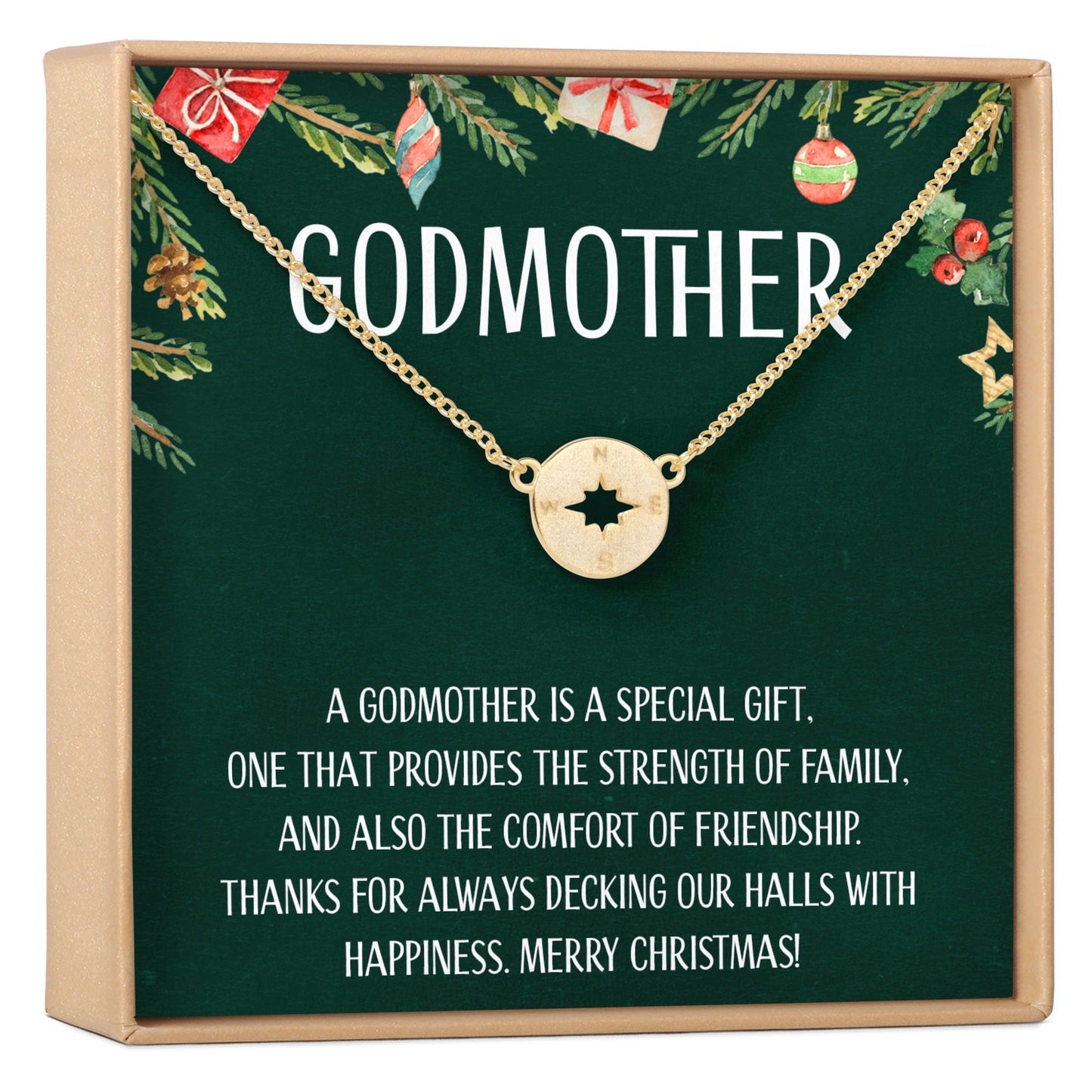 Christmas Gift for Godmother Necklace, Multiple Styles
