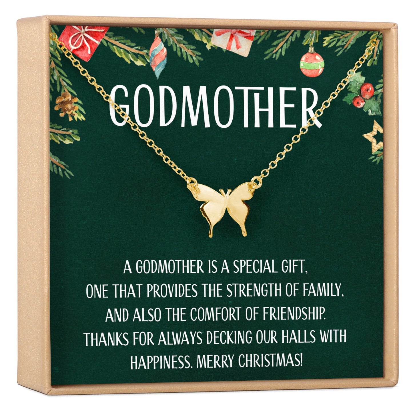 Christmas Gift for Godmother Necklace, Multiple Styles